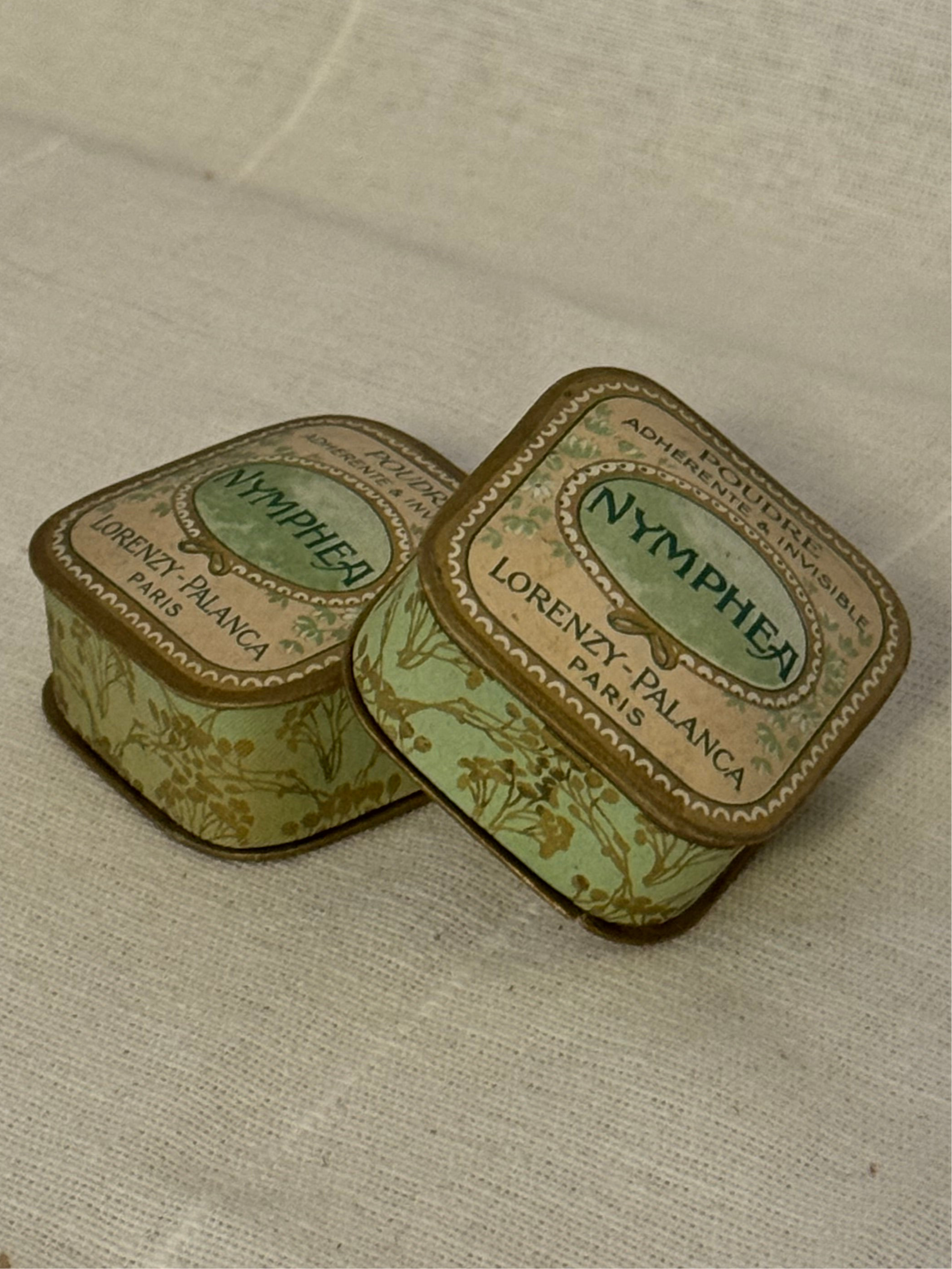Vintage French Face Powder Box