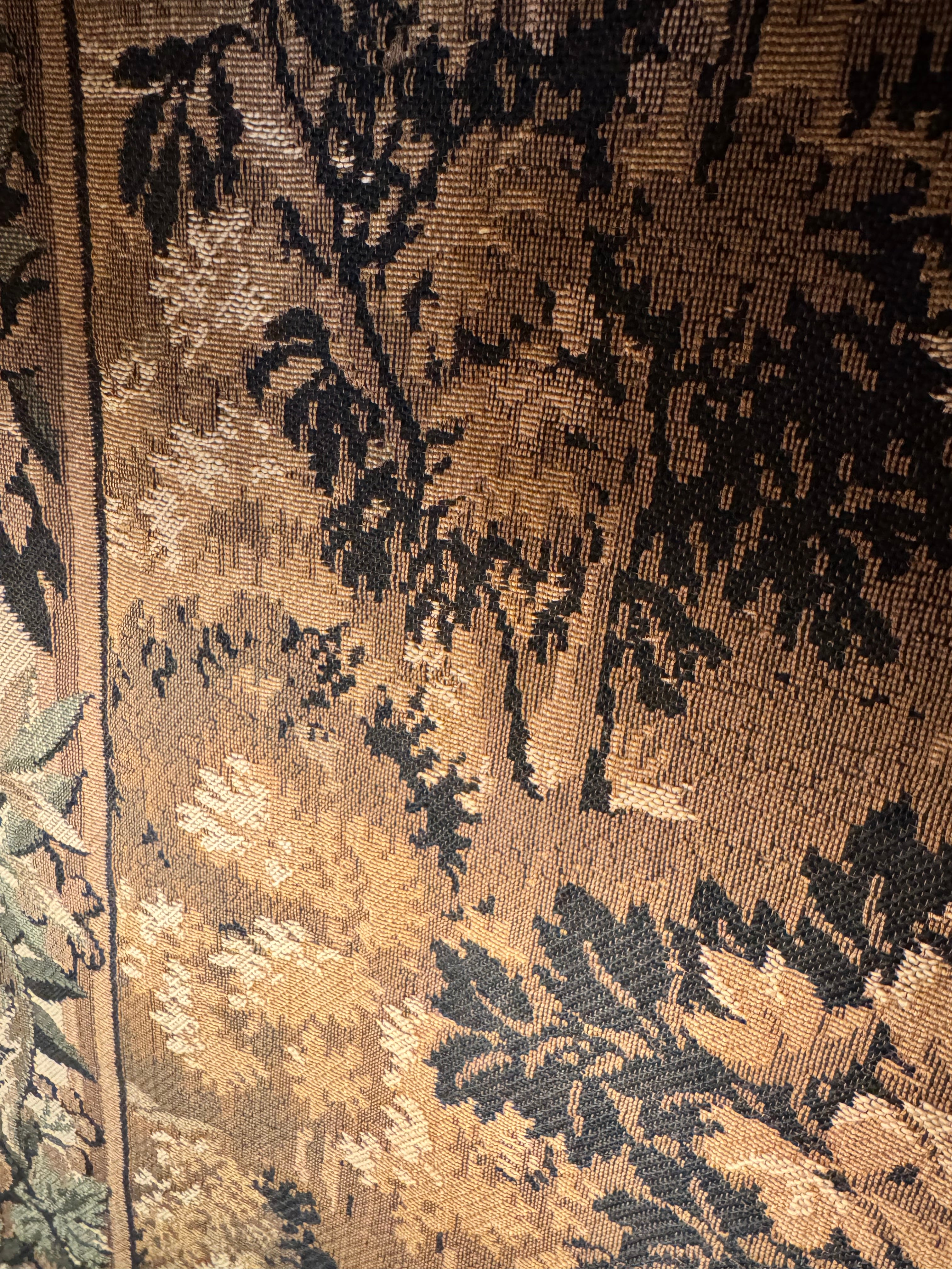 French Jacquard Verdure Tapestry