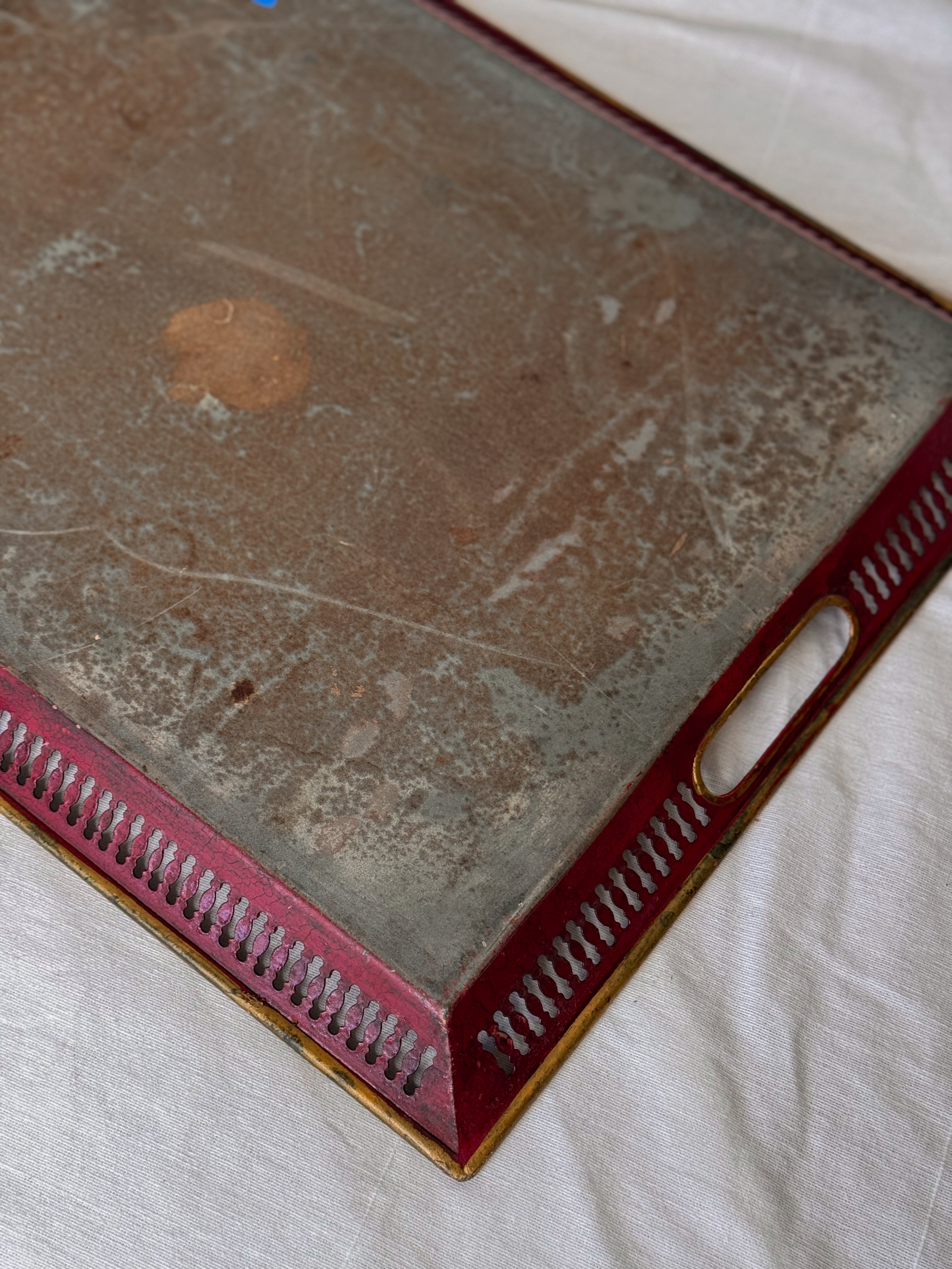 Antique Tole Tray