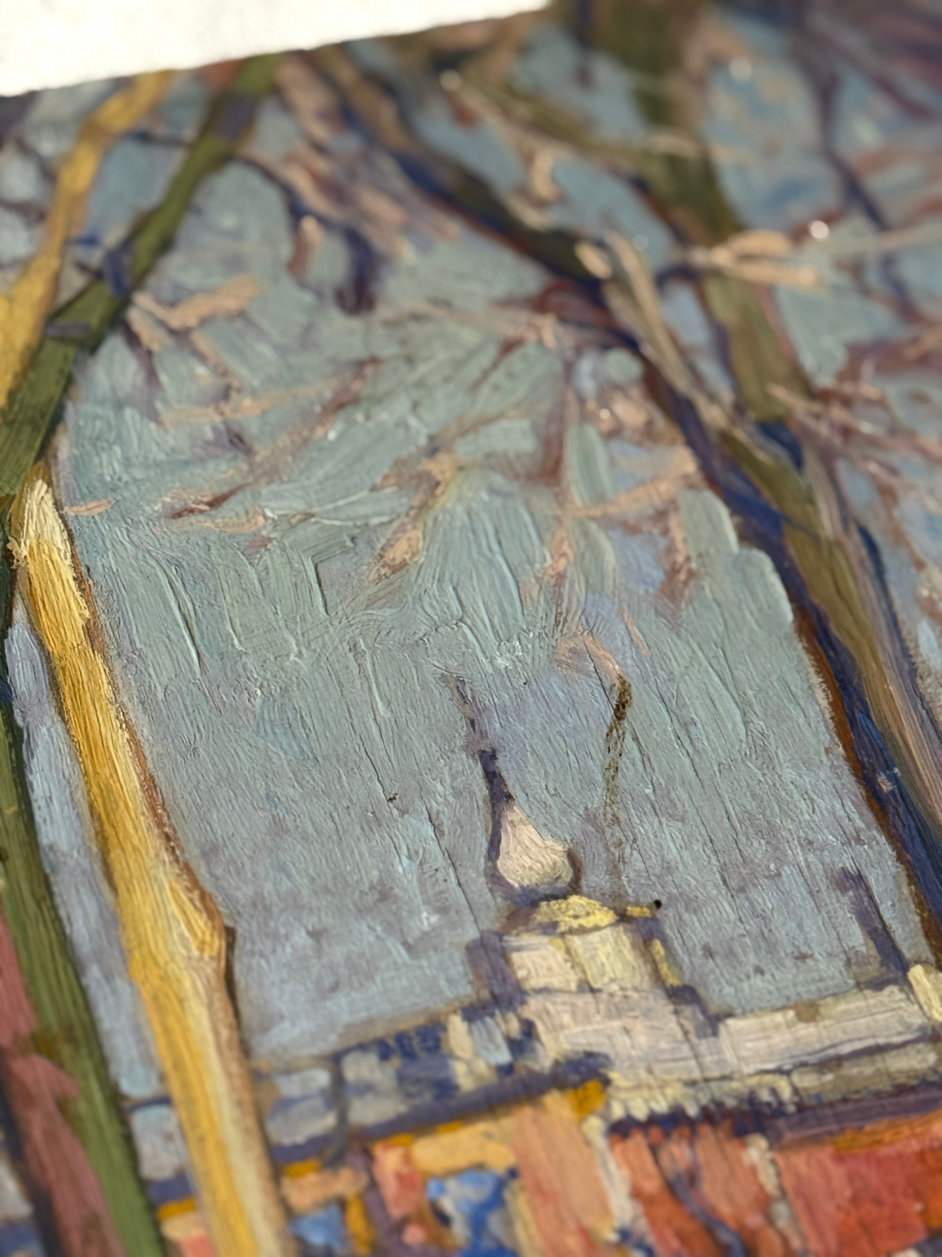 Antique post-impressionist oil