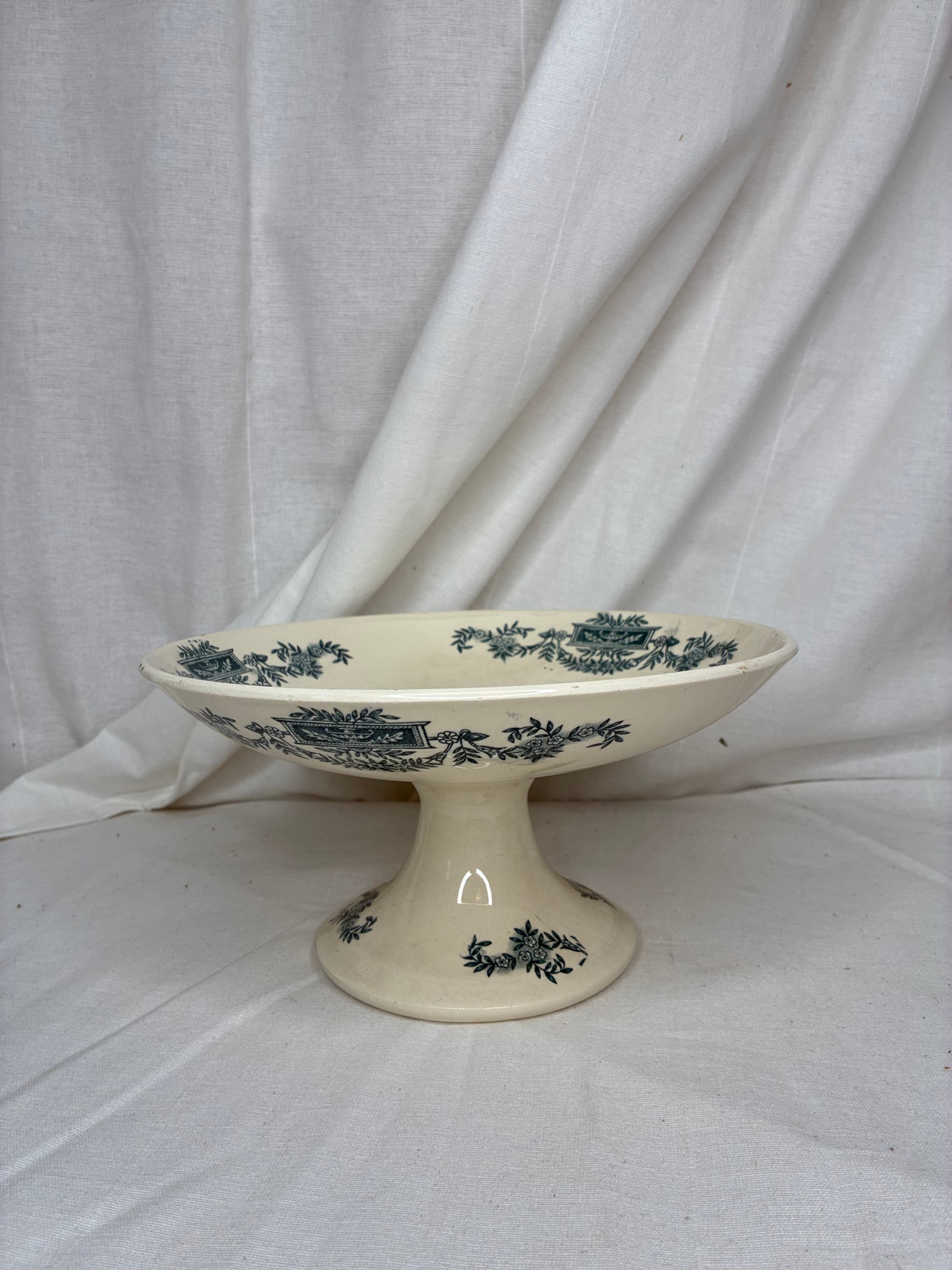 Antique French Compote — “Lutèce” by Longchamp