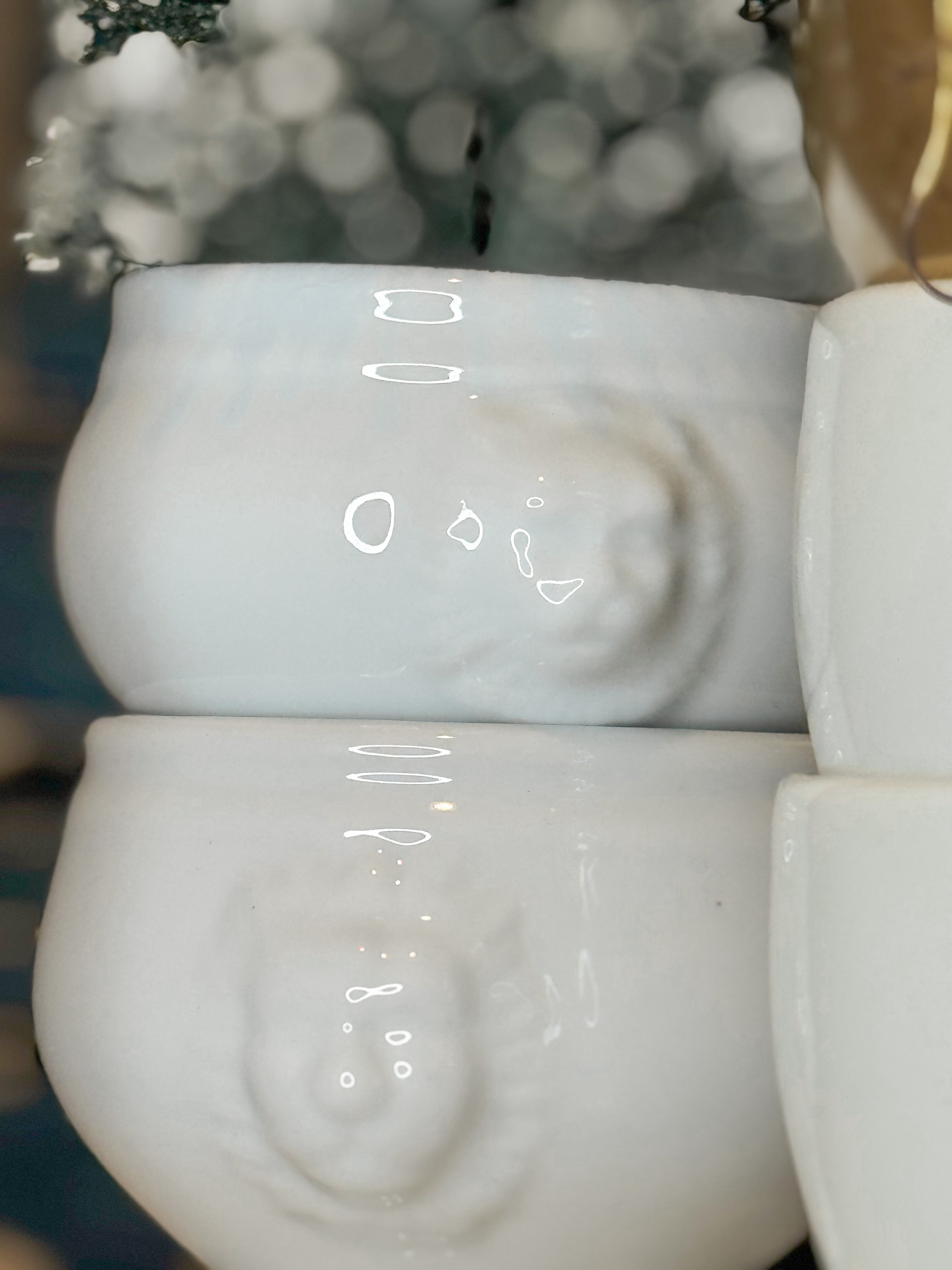 Vintage Set of French Ironstone Moutardier