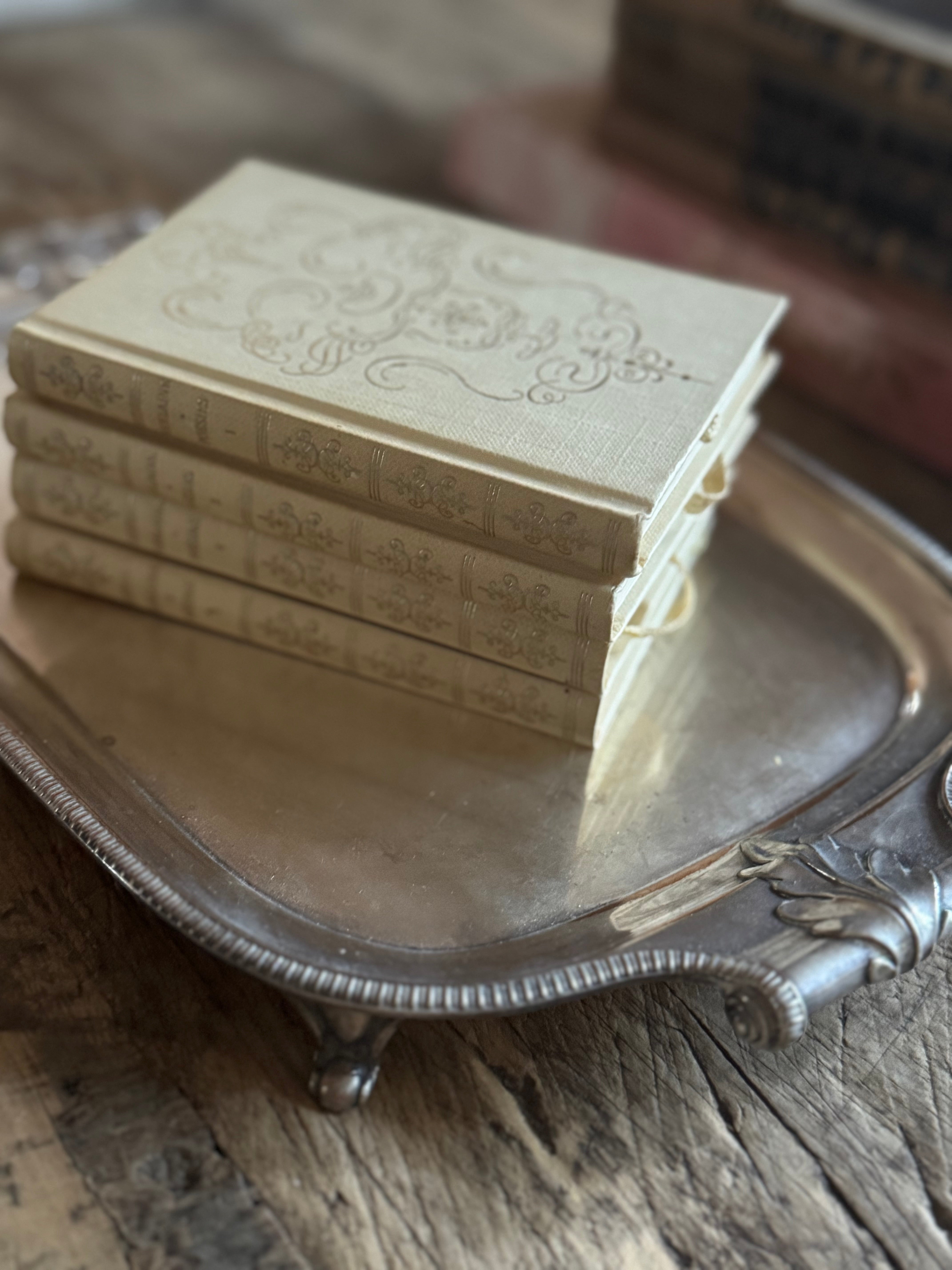 Miniature Set of Paul Verlaine, Poésies (4 Volumes)