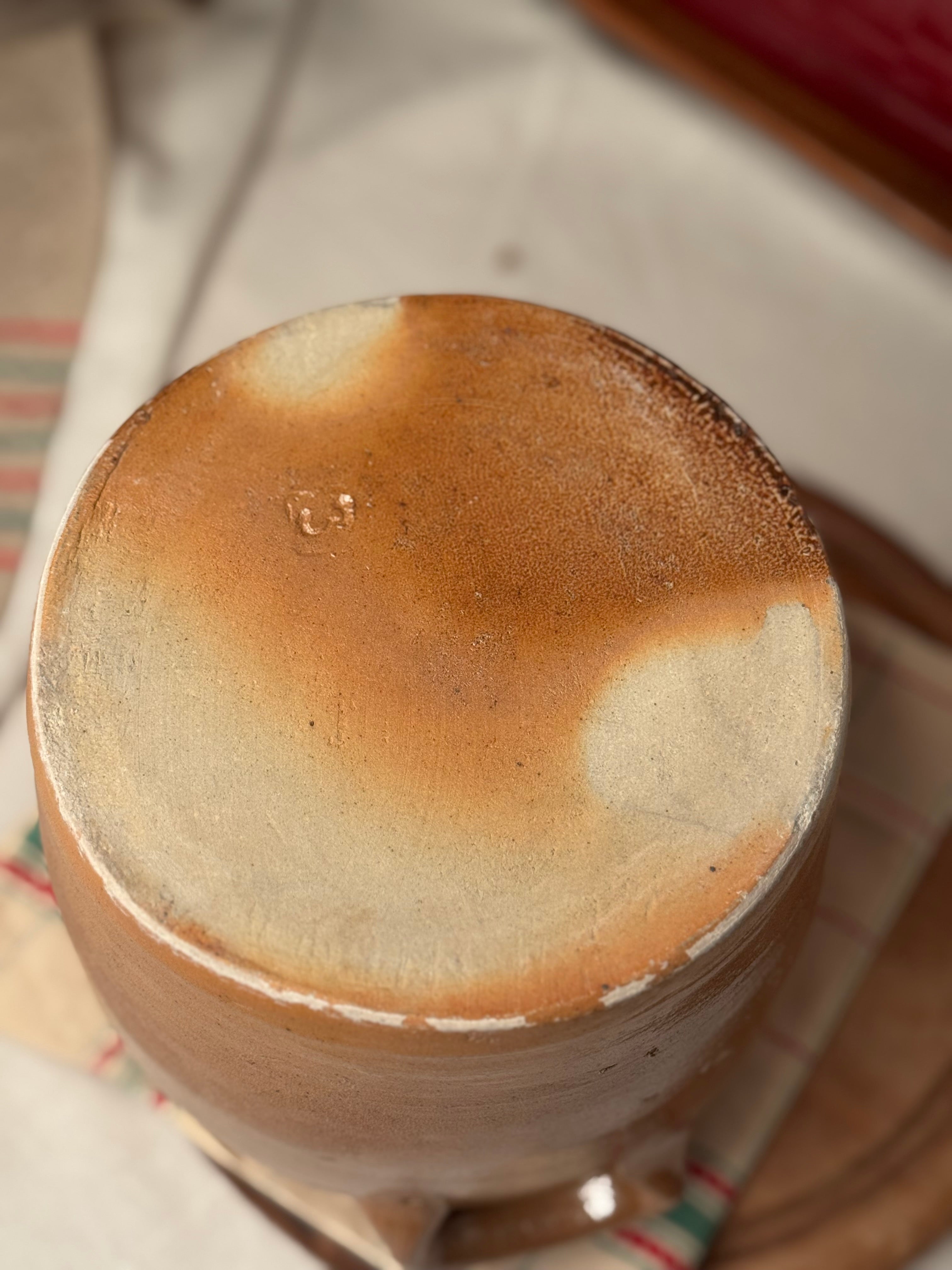French Stoneware Pot En Grès