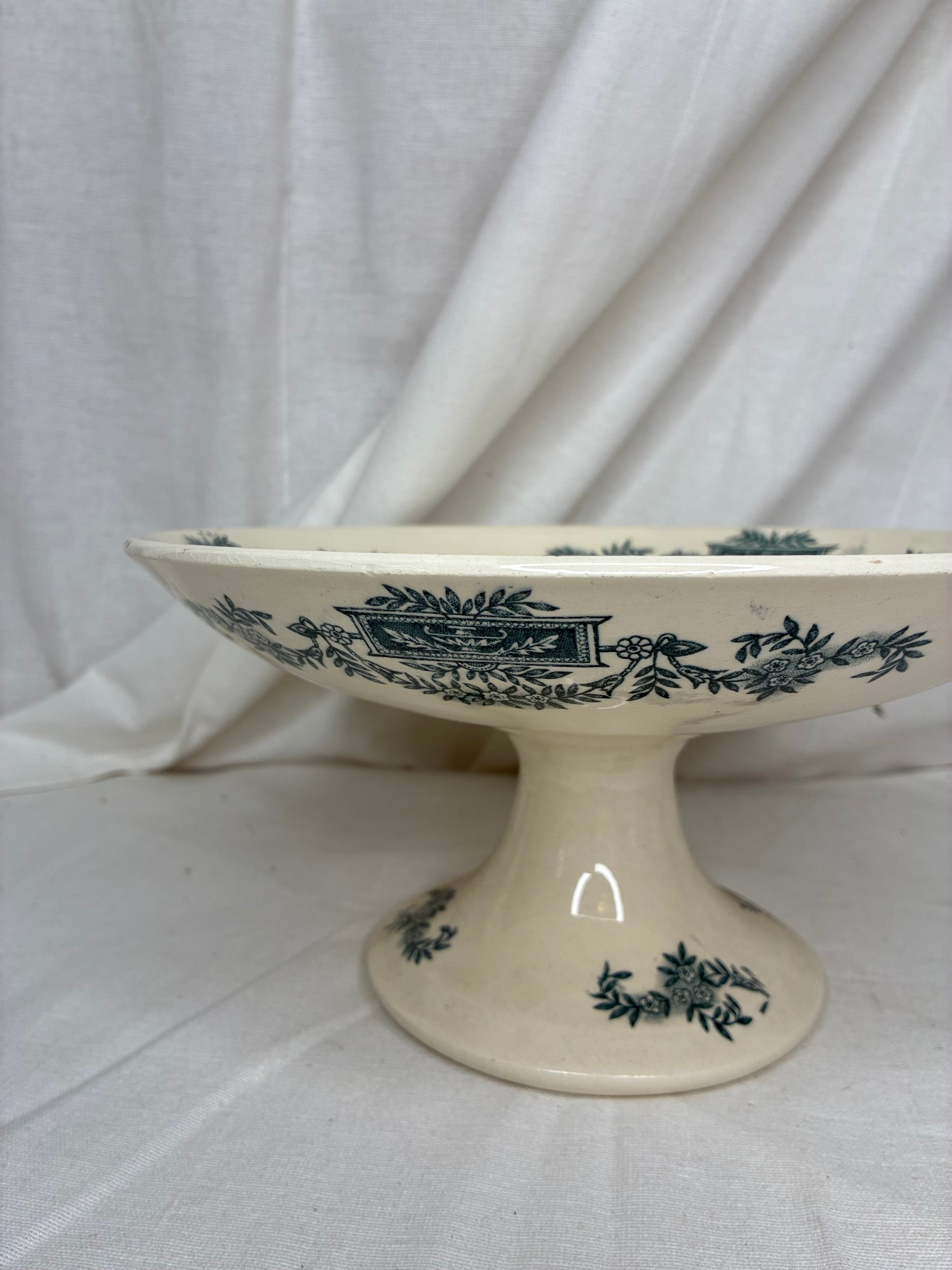 Antique French Compote — “Lutèce” by Longchamp