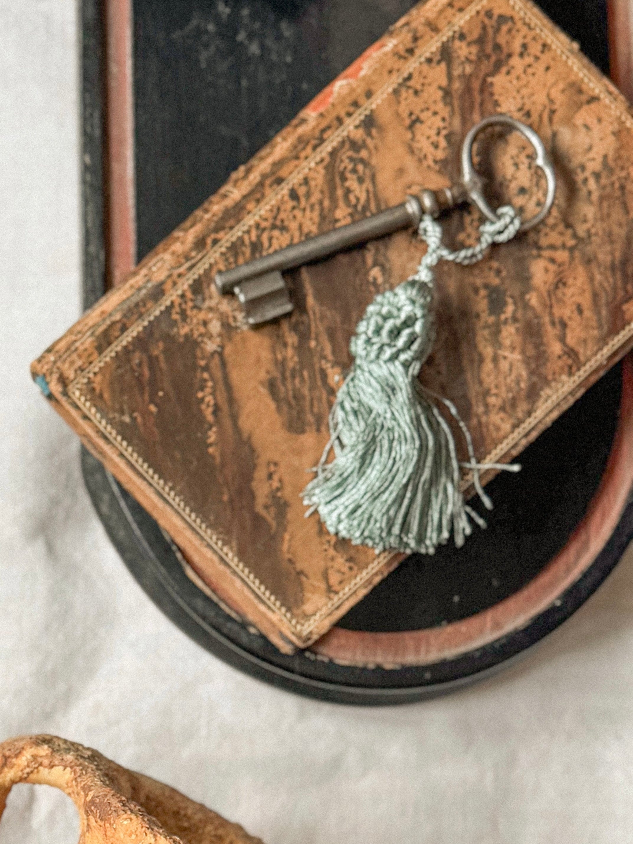 Antique Key with Tassel B