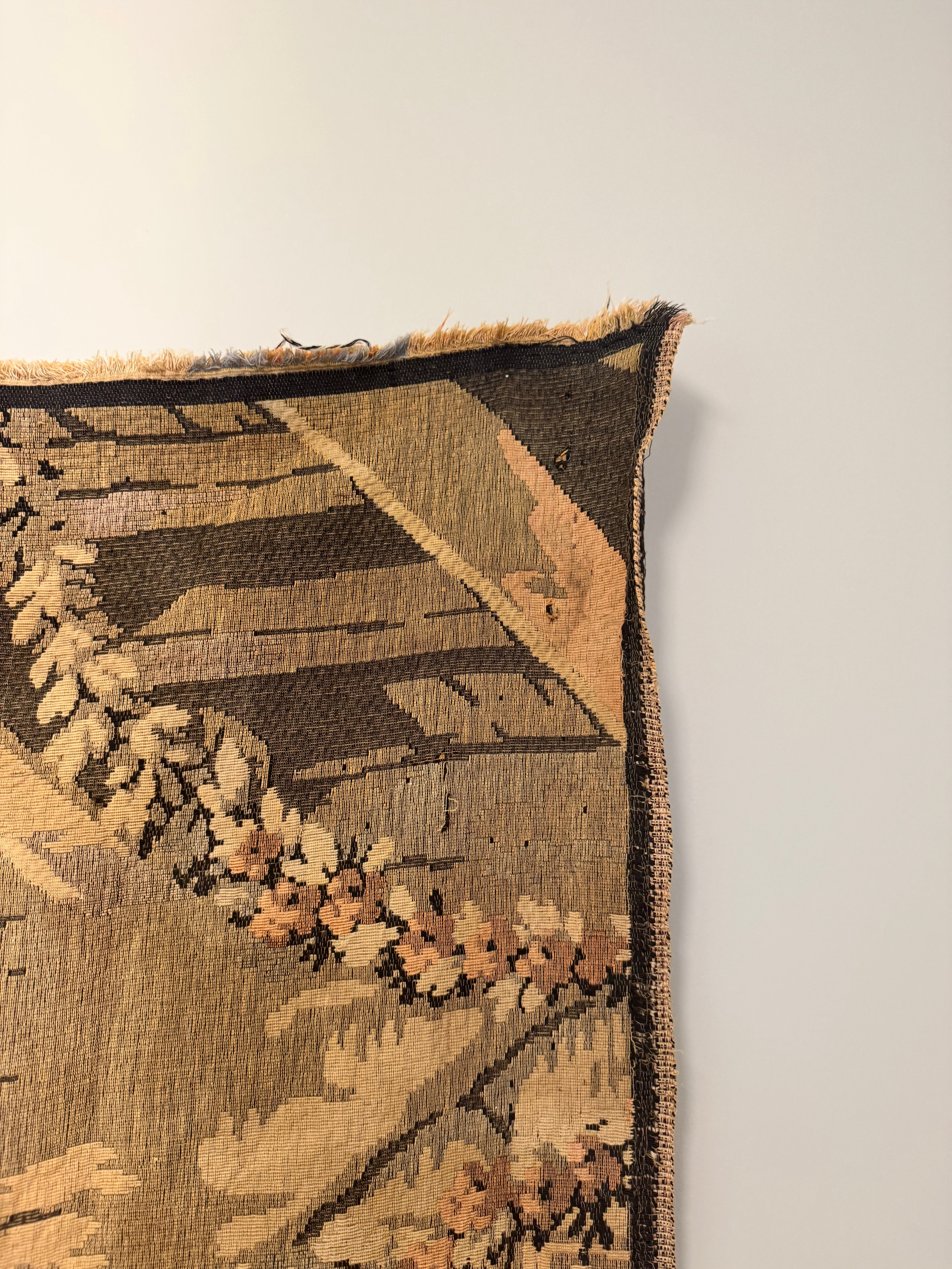 Vintage jacquard tapestry