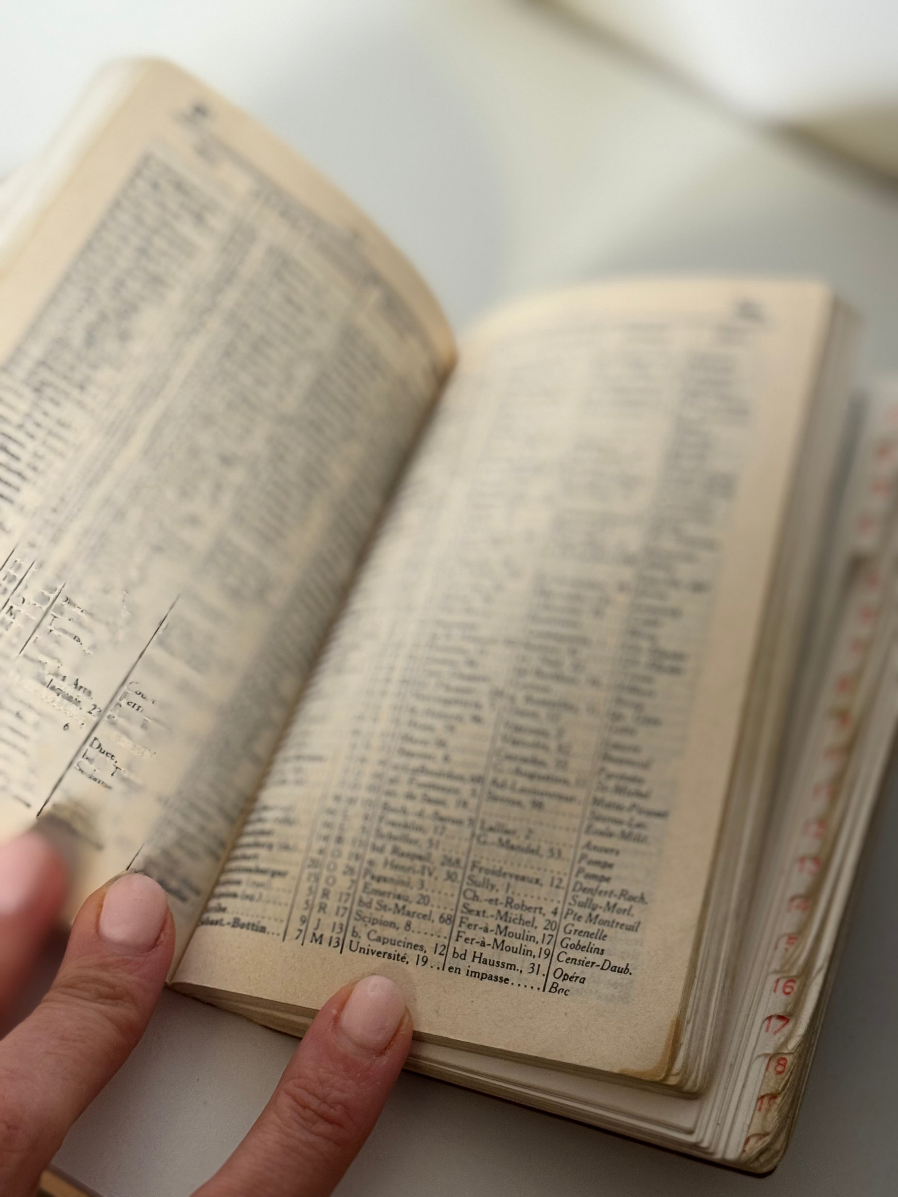 Vintage Paris Atlas