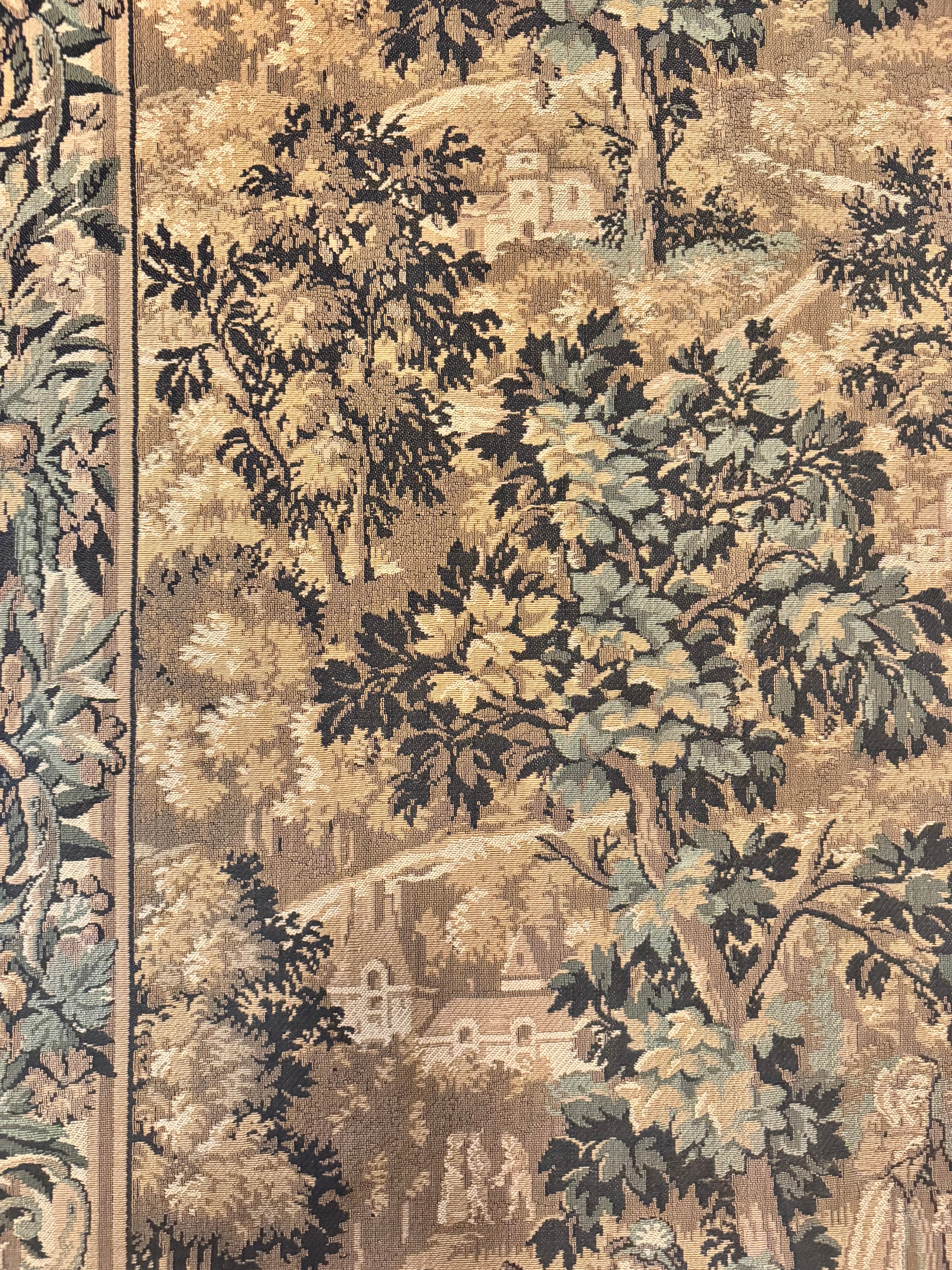 French Jacquard Verdure Tapestry