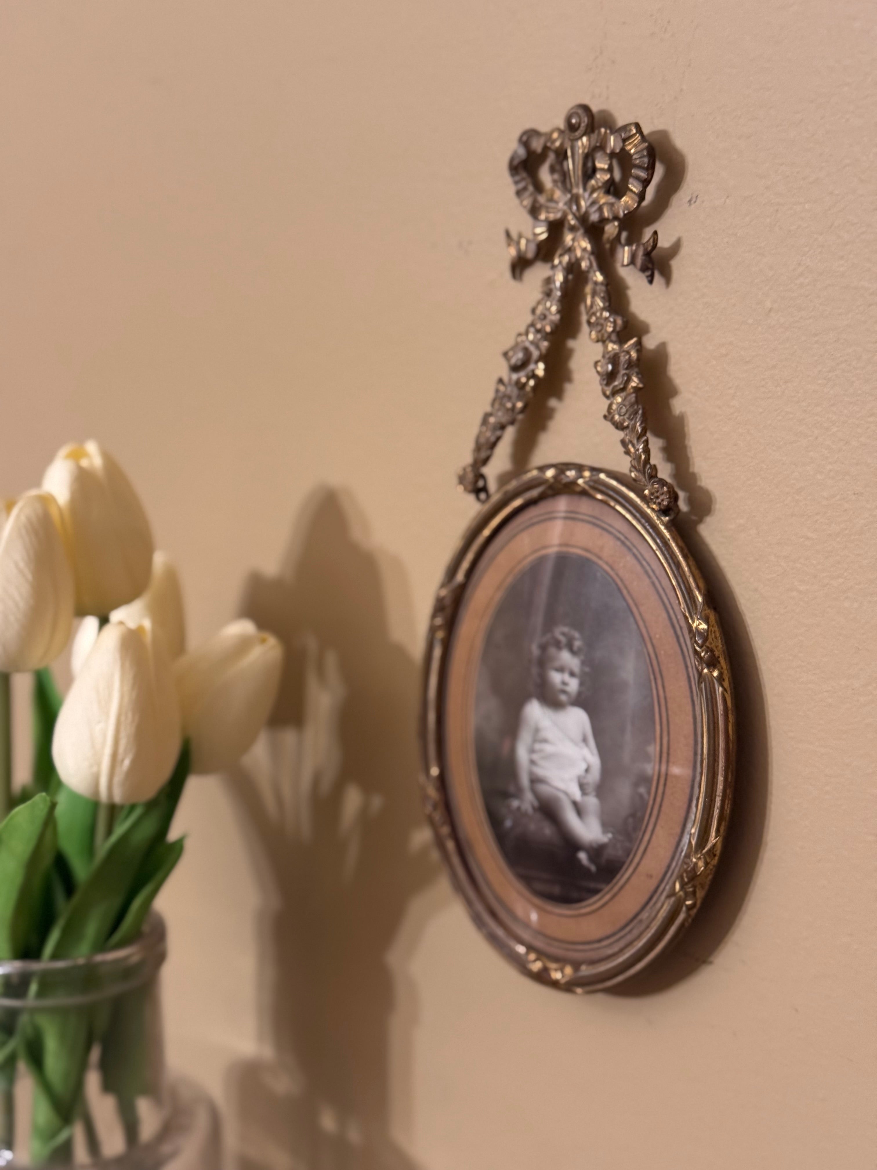 Antique Gilded Bronze Frame