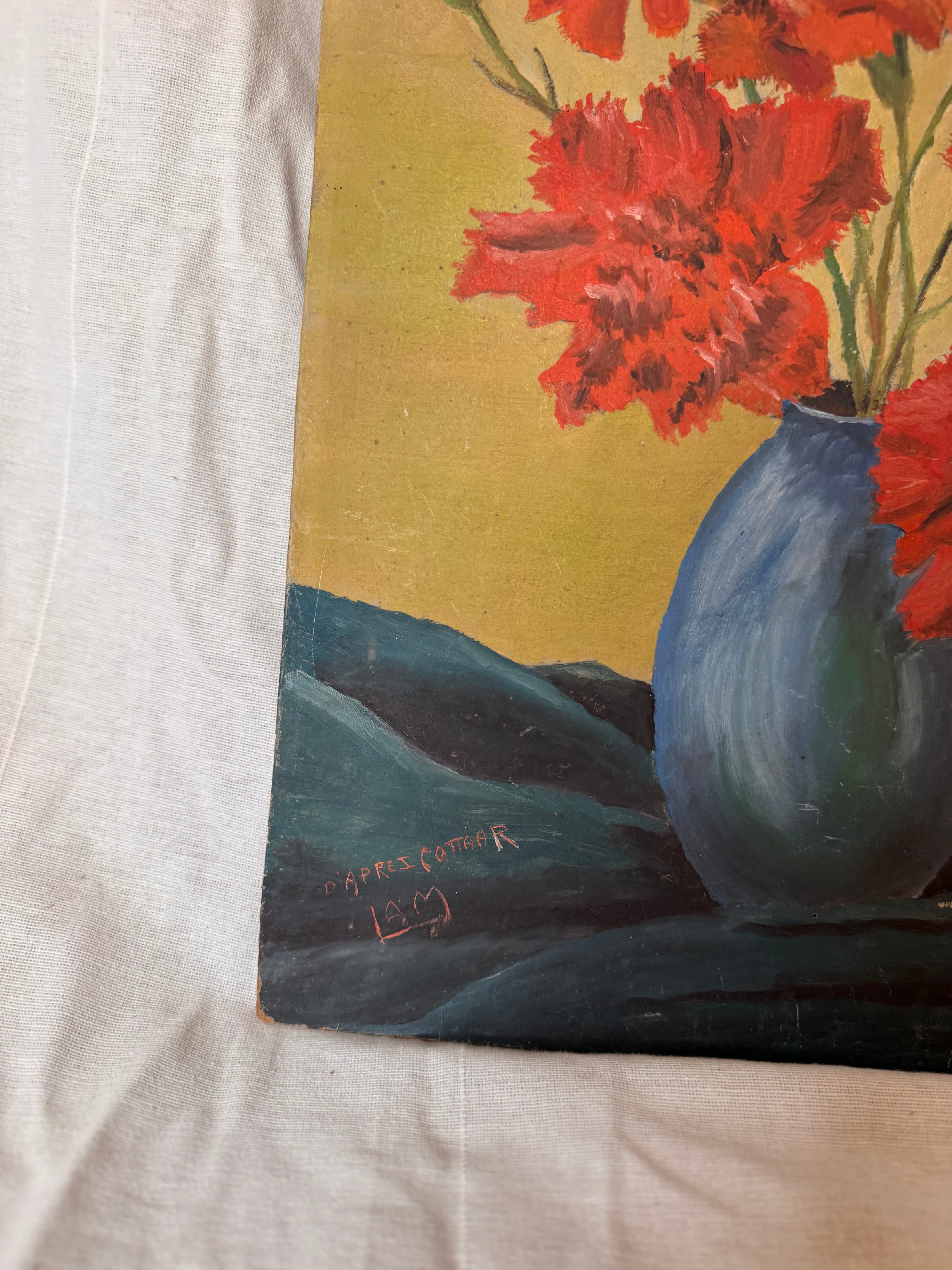 Vintage Floral Still Life – d’après Cottaar