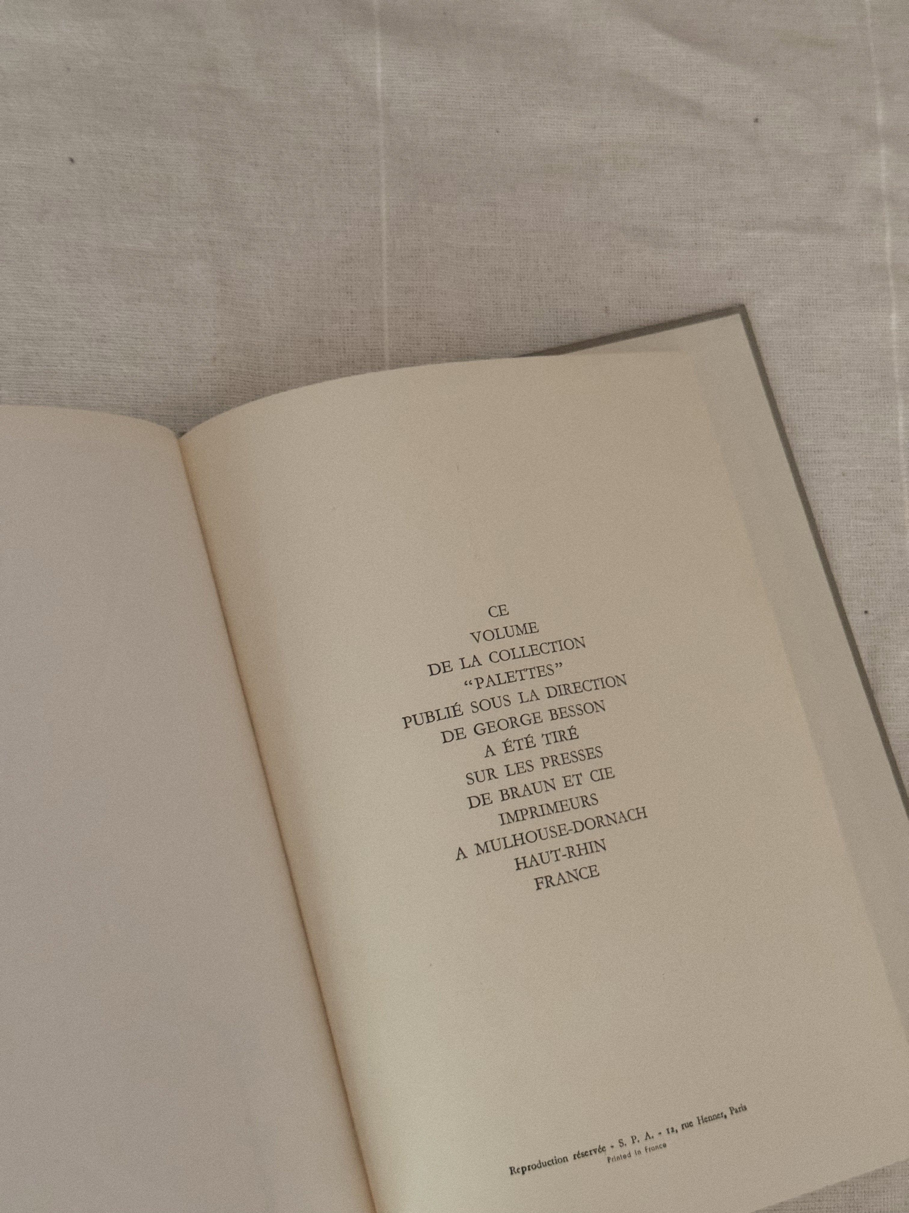 Vintage art book
