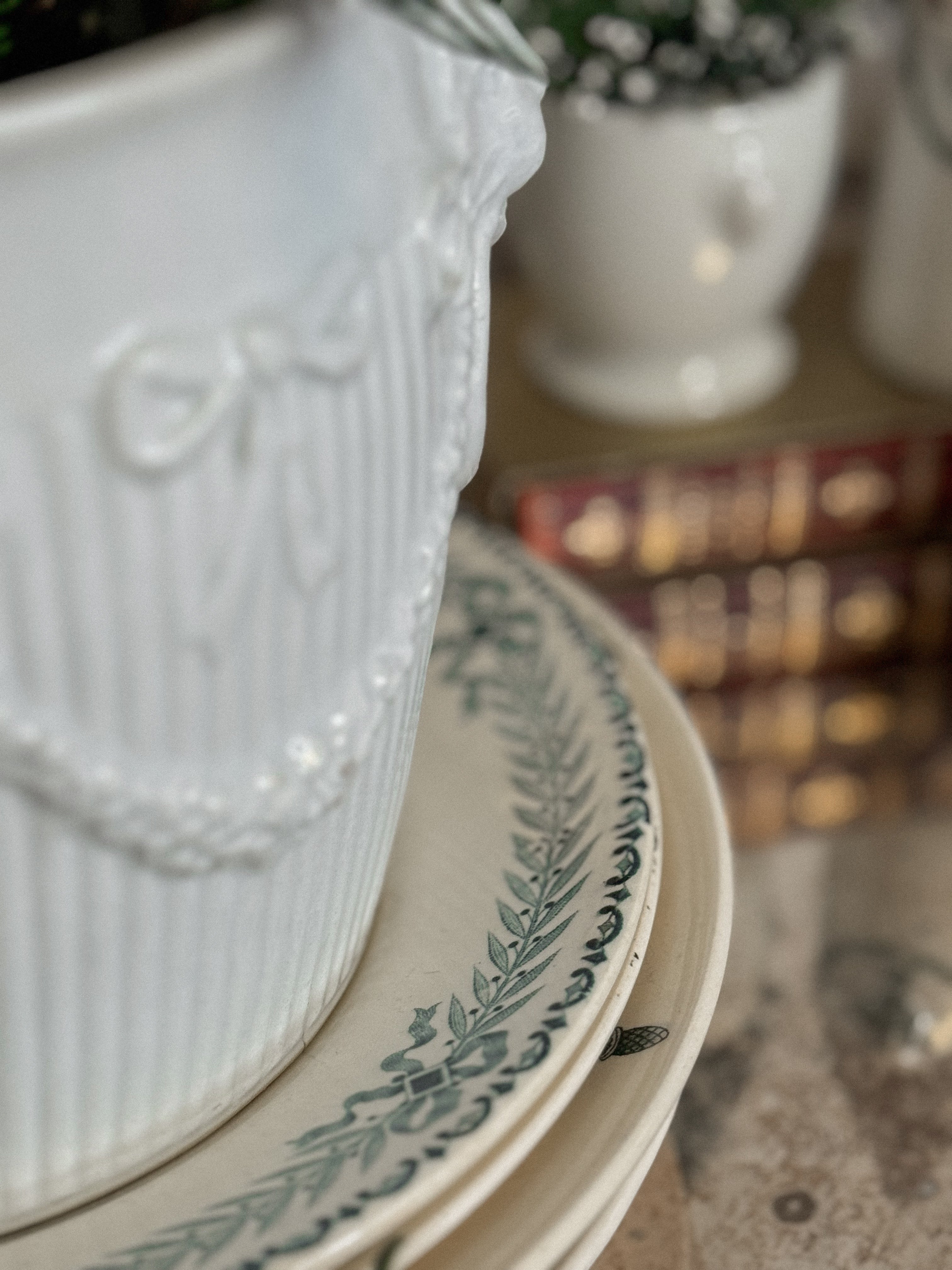 White Porcelain Cachepot