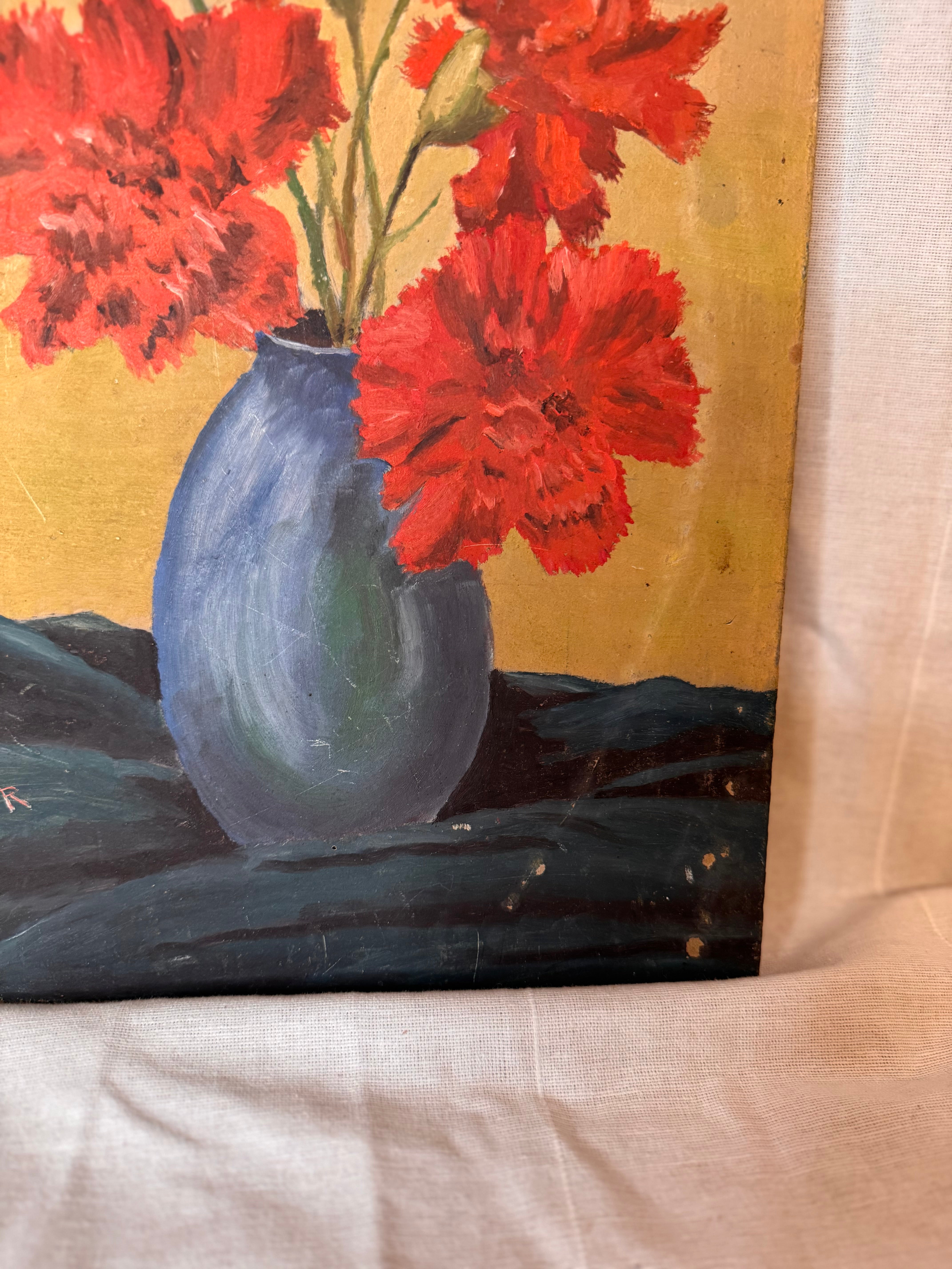 Vintage Floral Still Life – d’après Cottaar