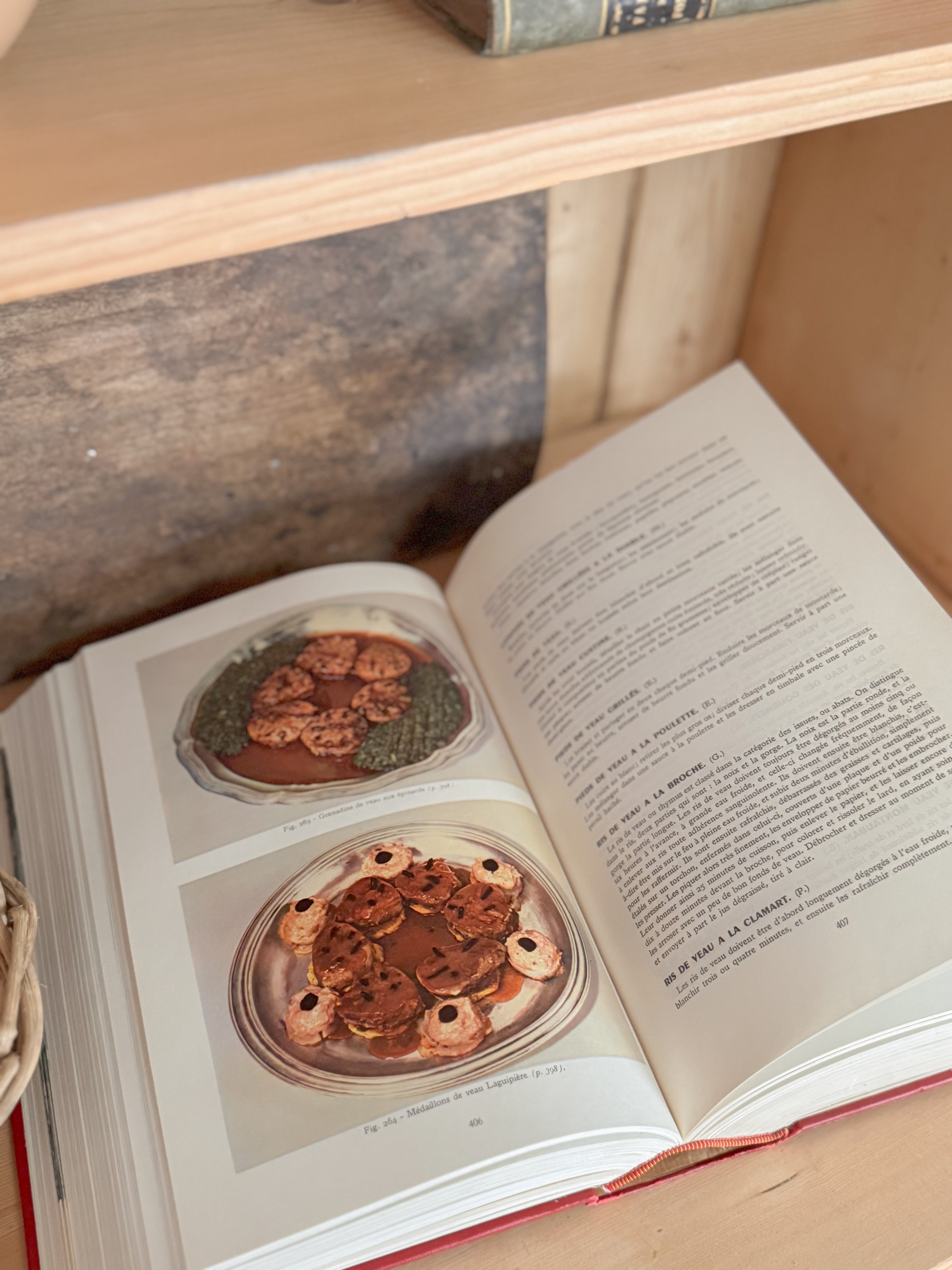 Vintage French cookbook