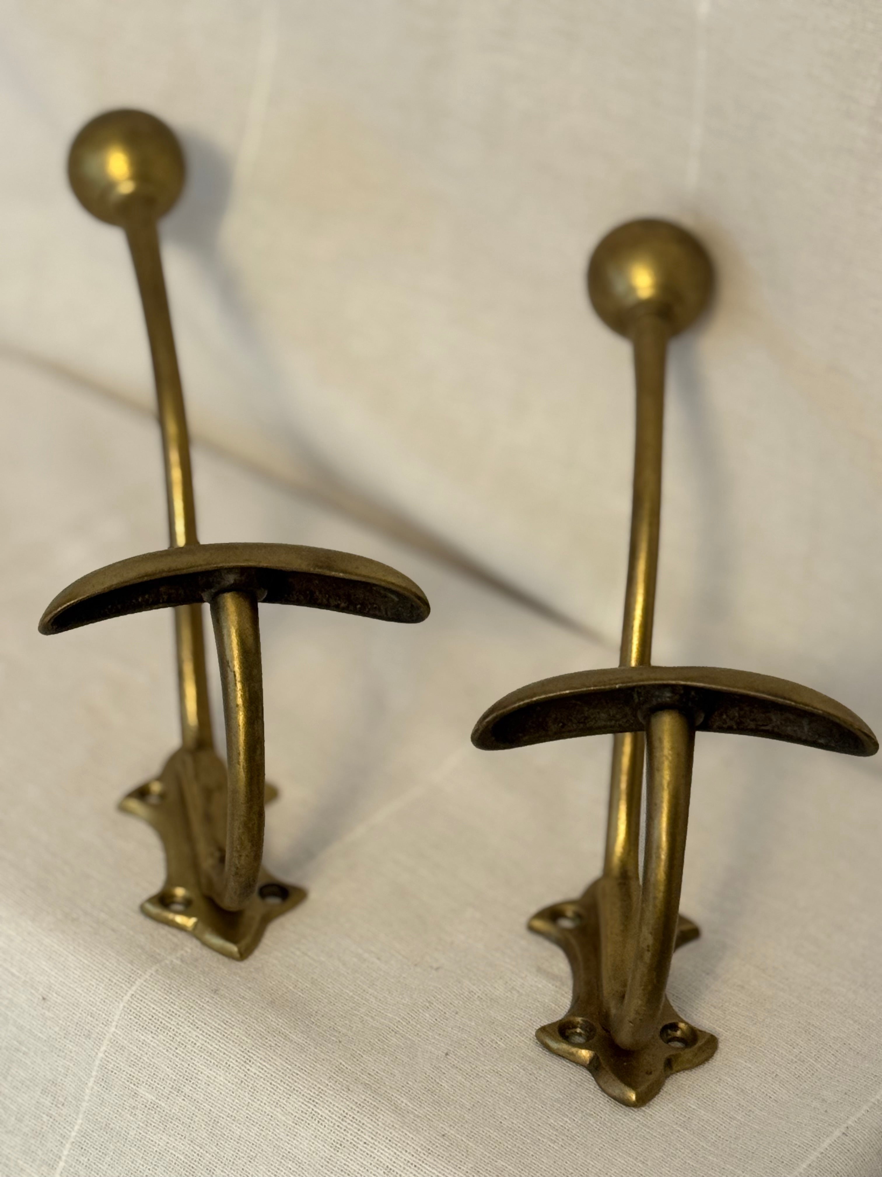 Louis Philippe style Antique Brass Hooks