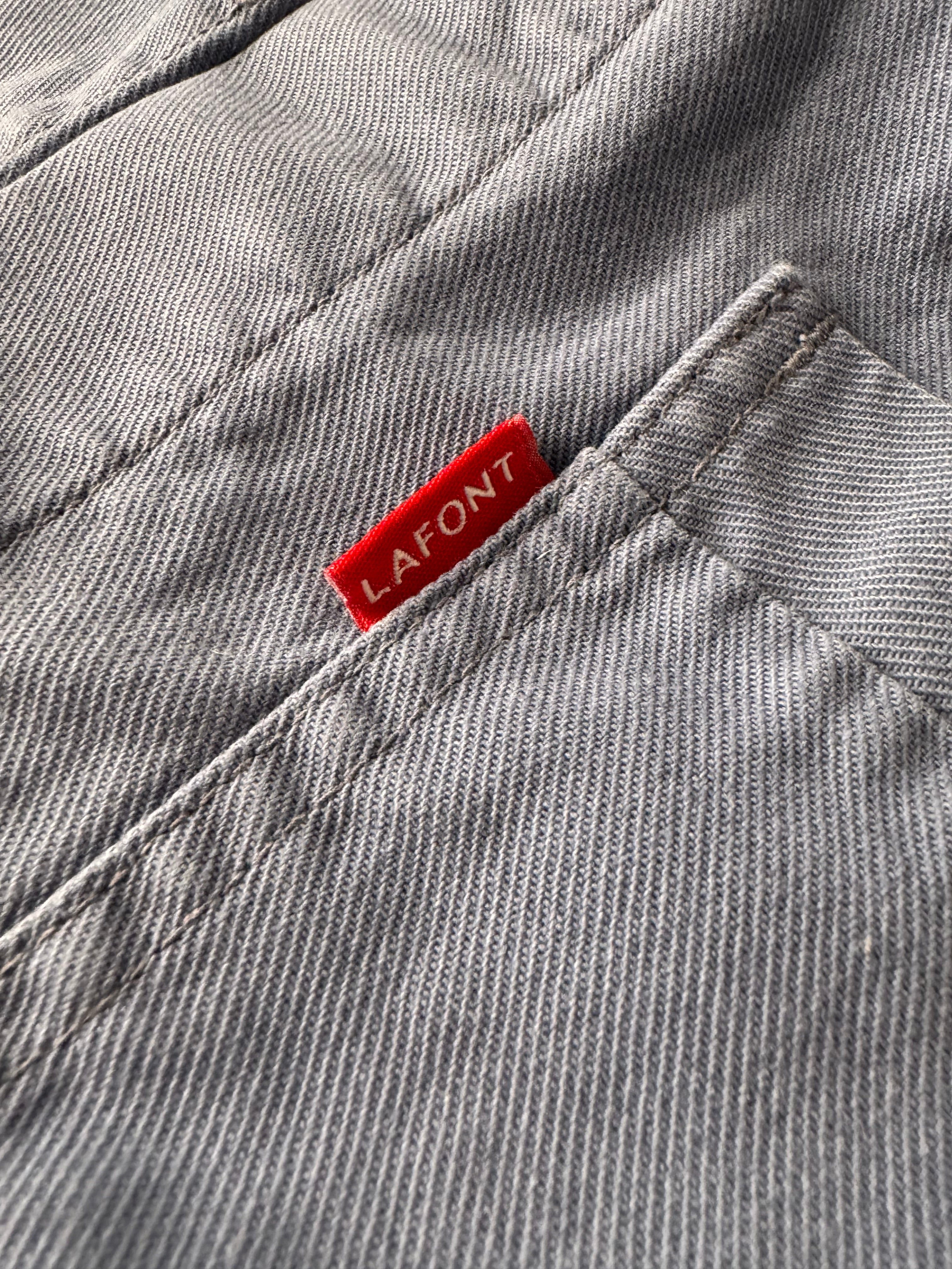 Chambray Blue Vintage French Chore Coat