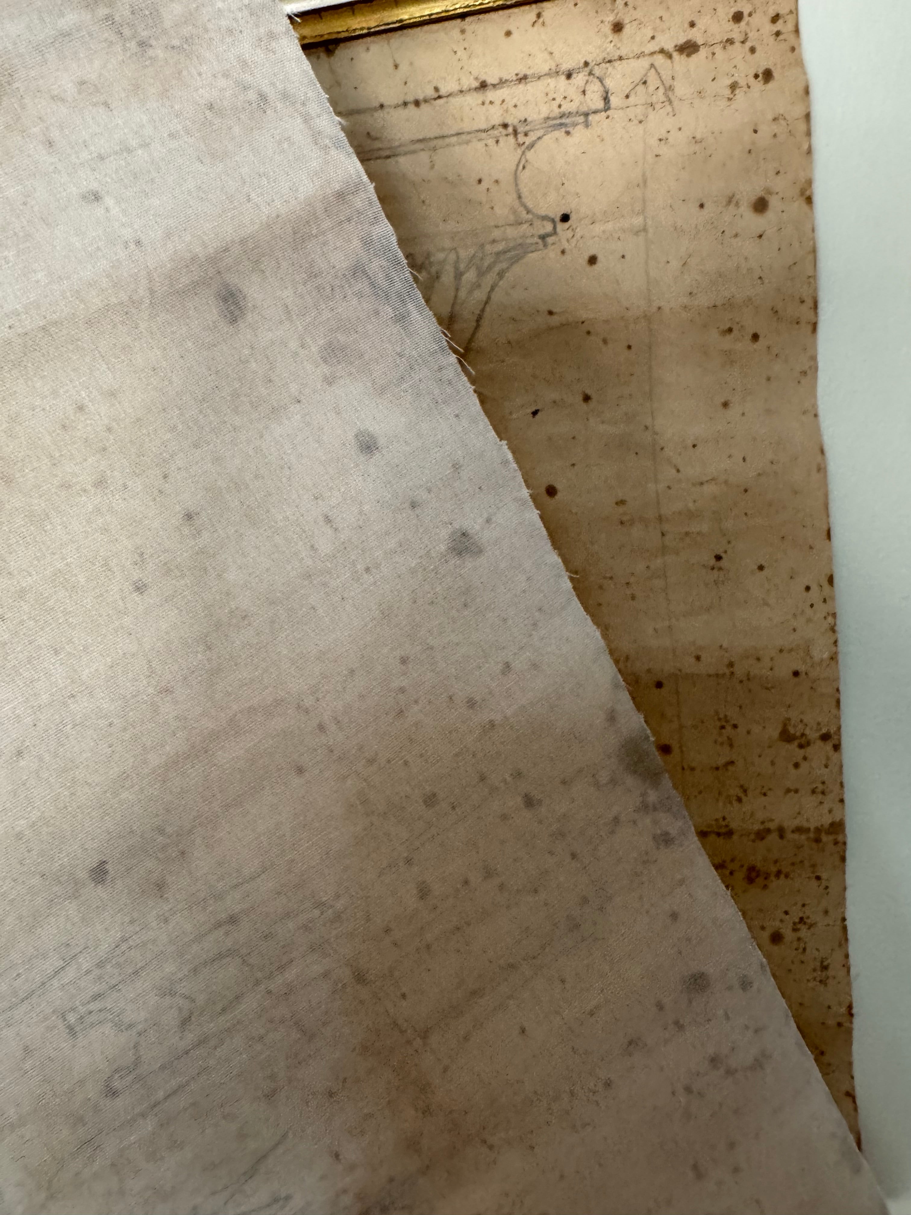19th Century Italian Atelier Scroll Drawing