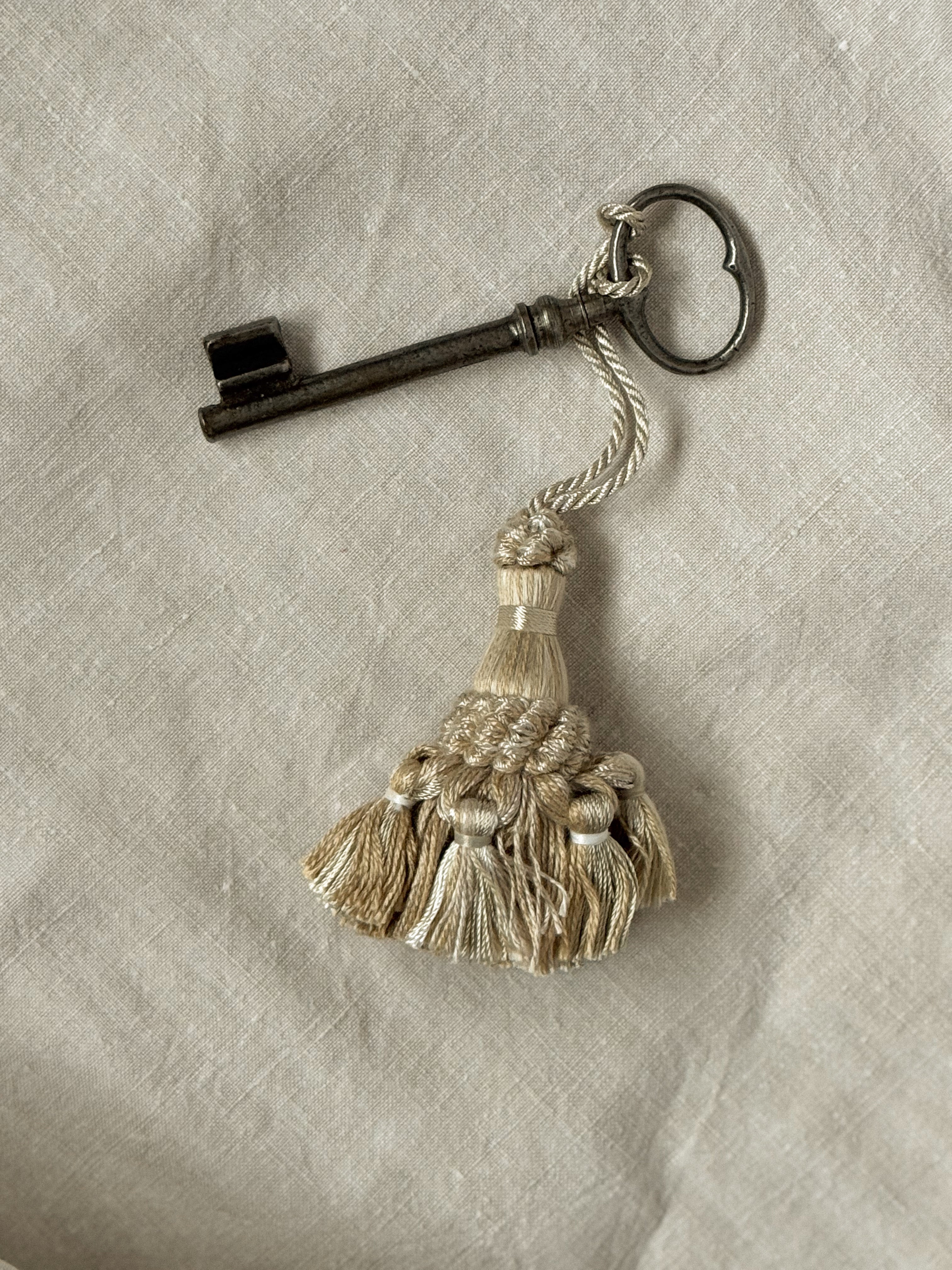 Antique Key with Tassel C