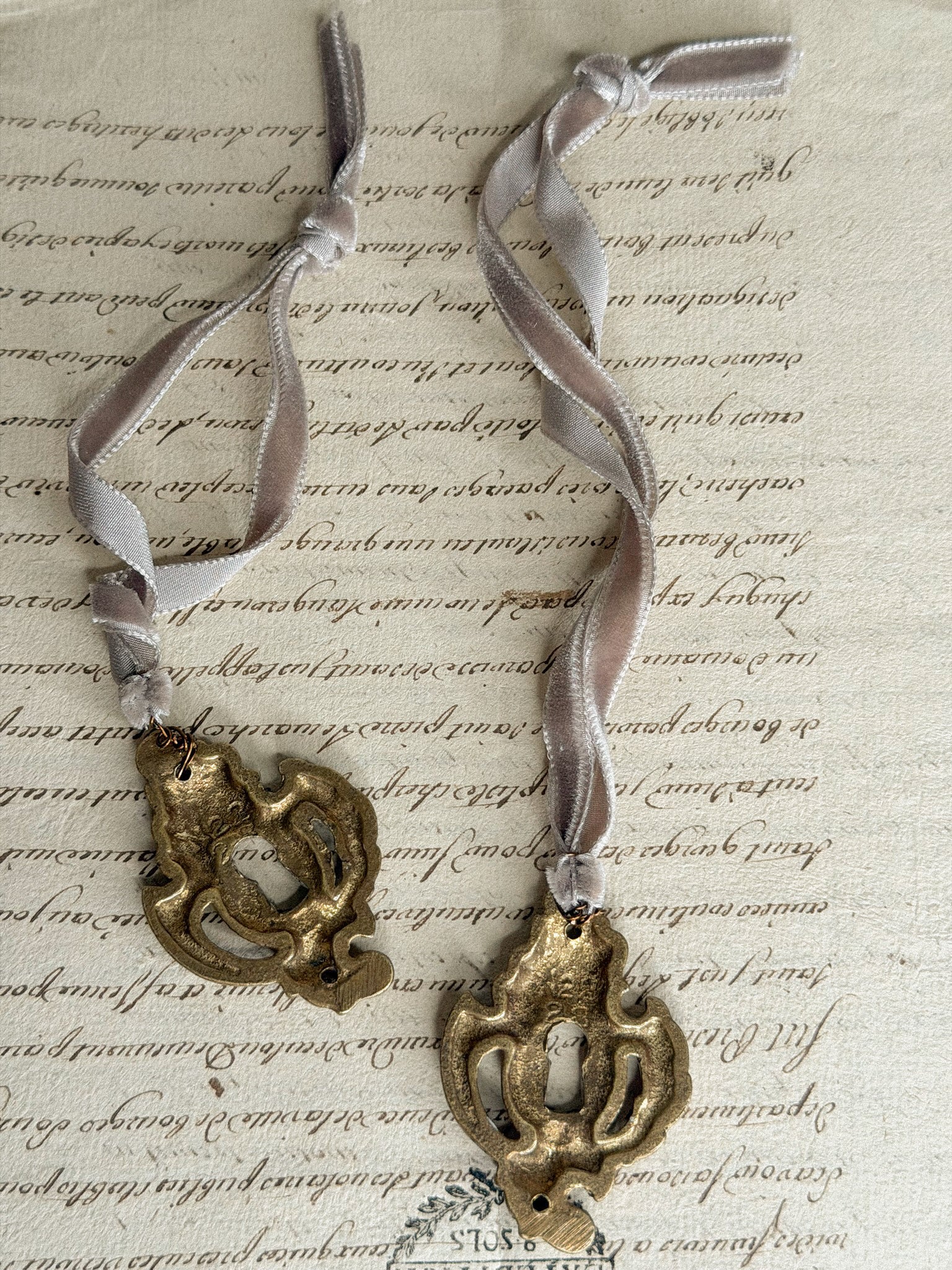 Pièce de Noël- ruban velours