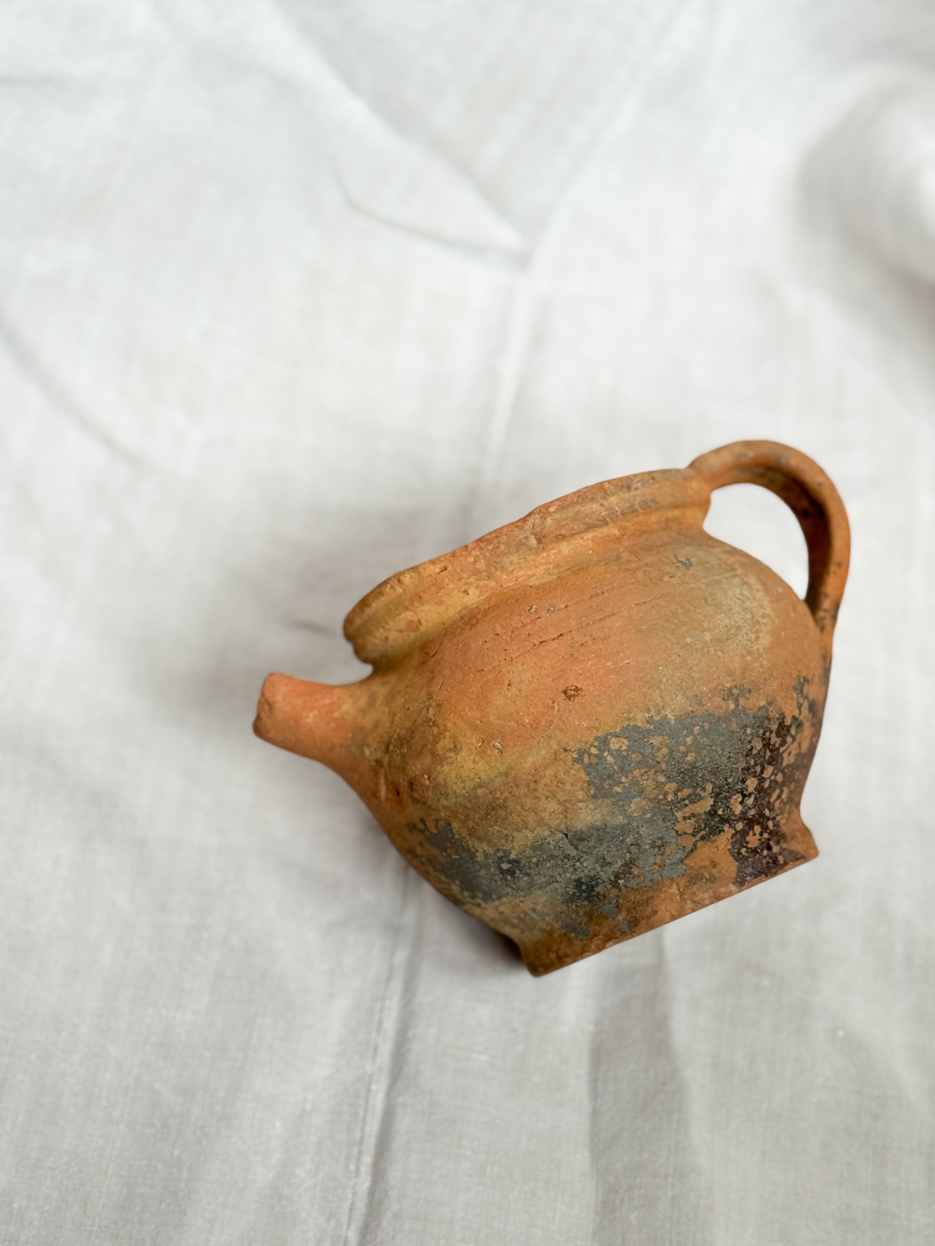 Antique French Terracotta Vessel