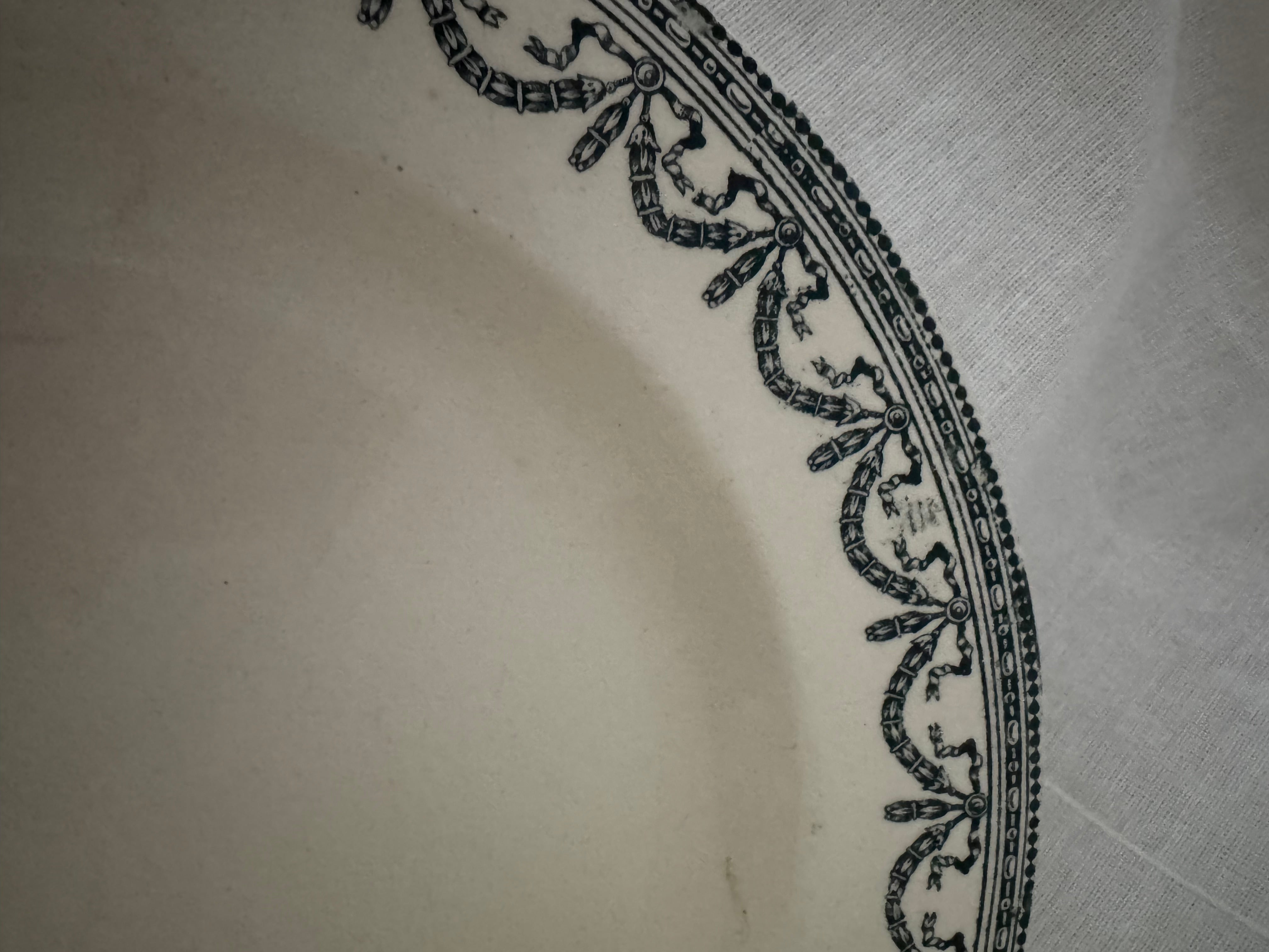 Pair of Antique French Terre de Fer Bowls