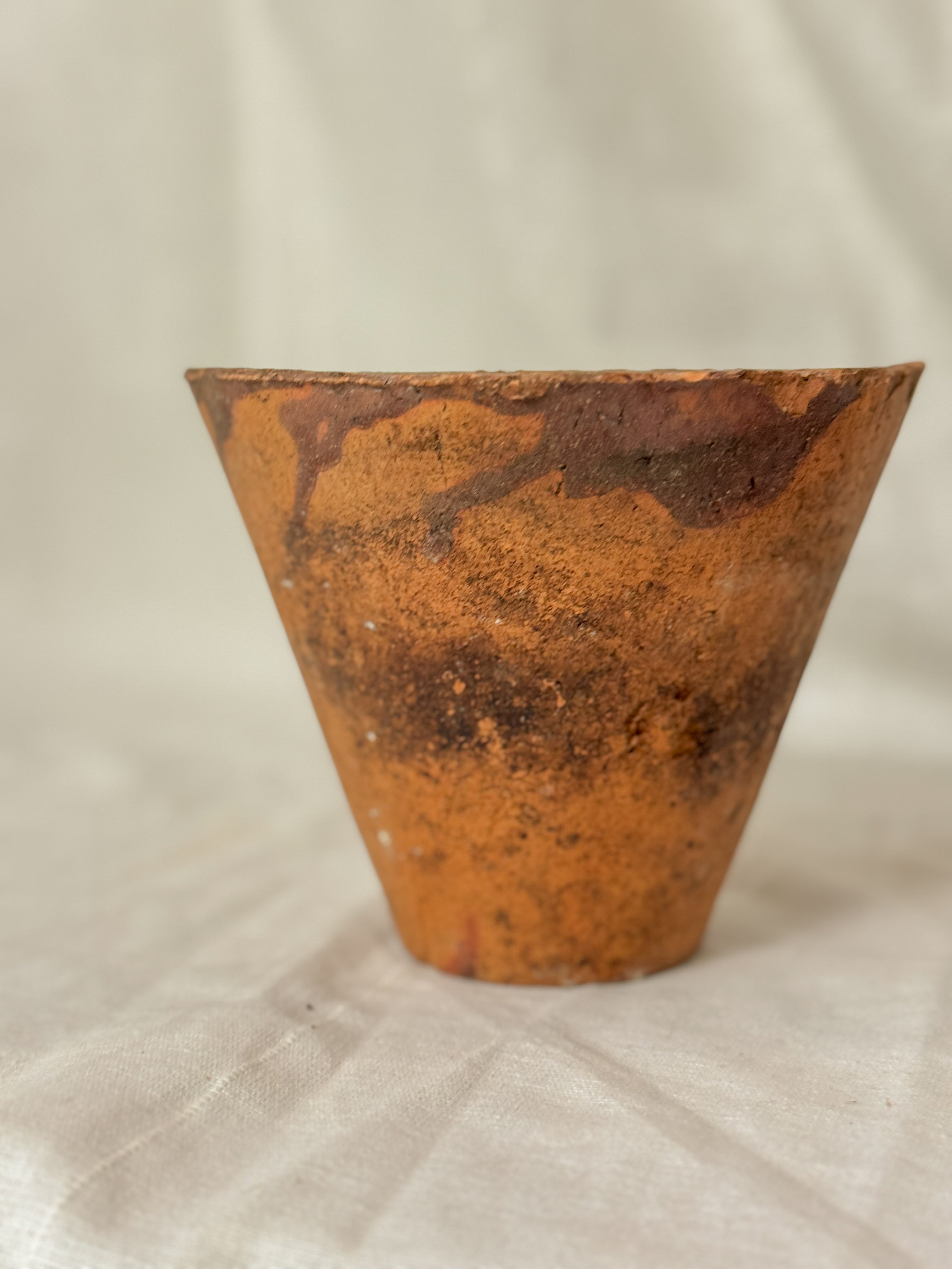 Antique French Resin Pot, Landes Terracotta