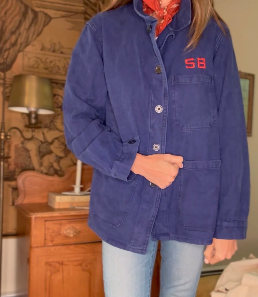 Monogram Vintage French Chore Coat