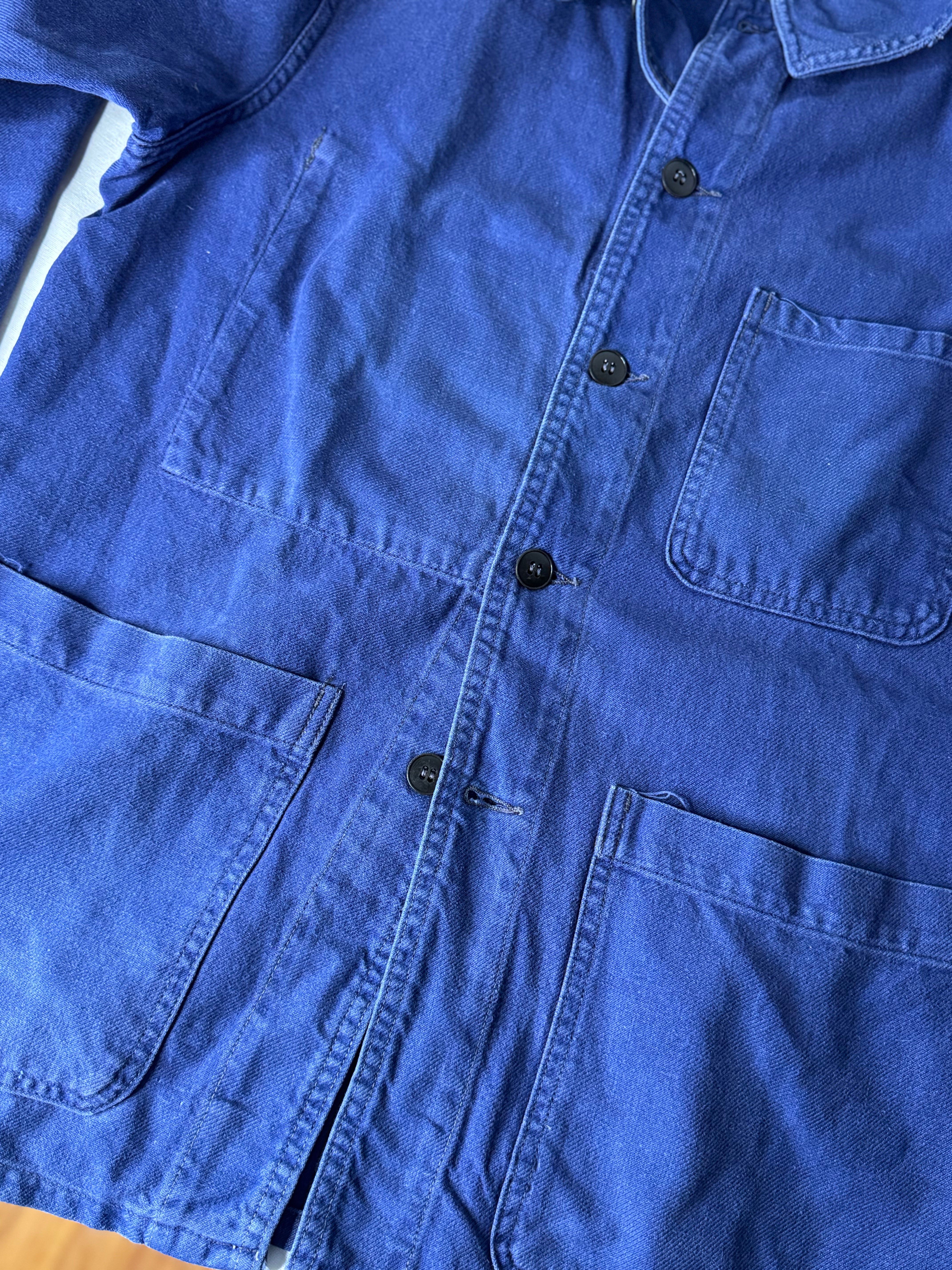 Indigo Vintage French Chore Coat