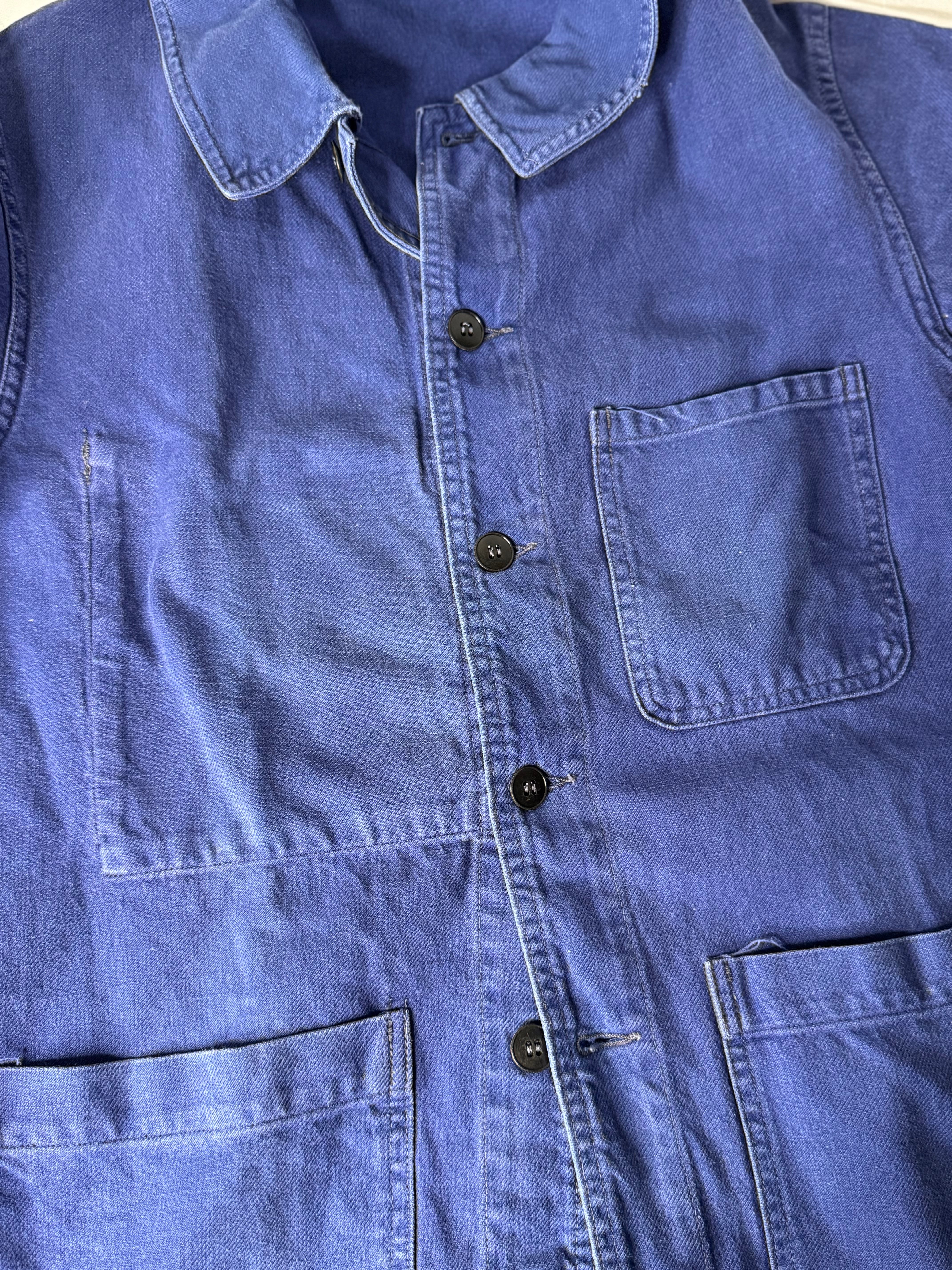 Indigo Vintage French Chore Coat