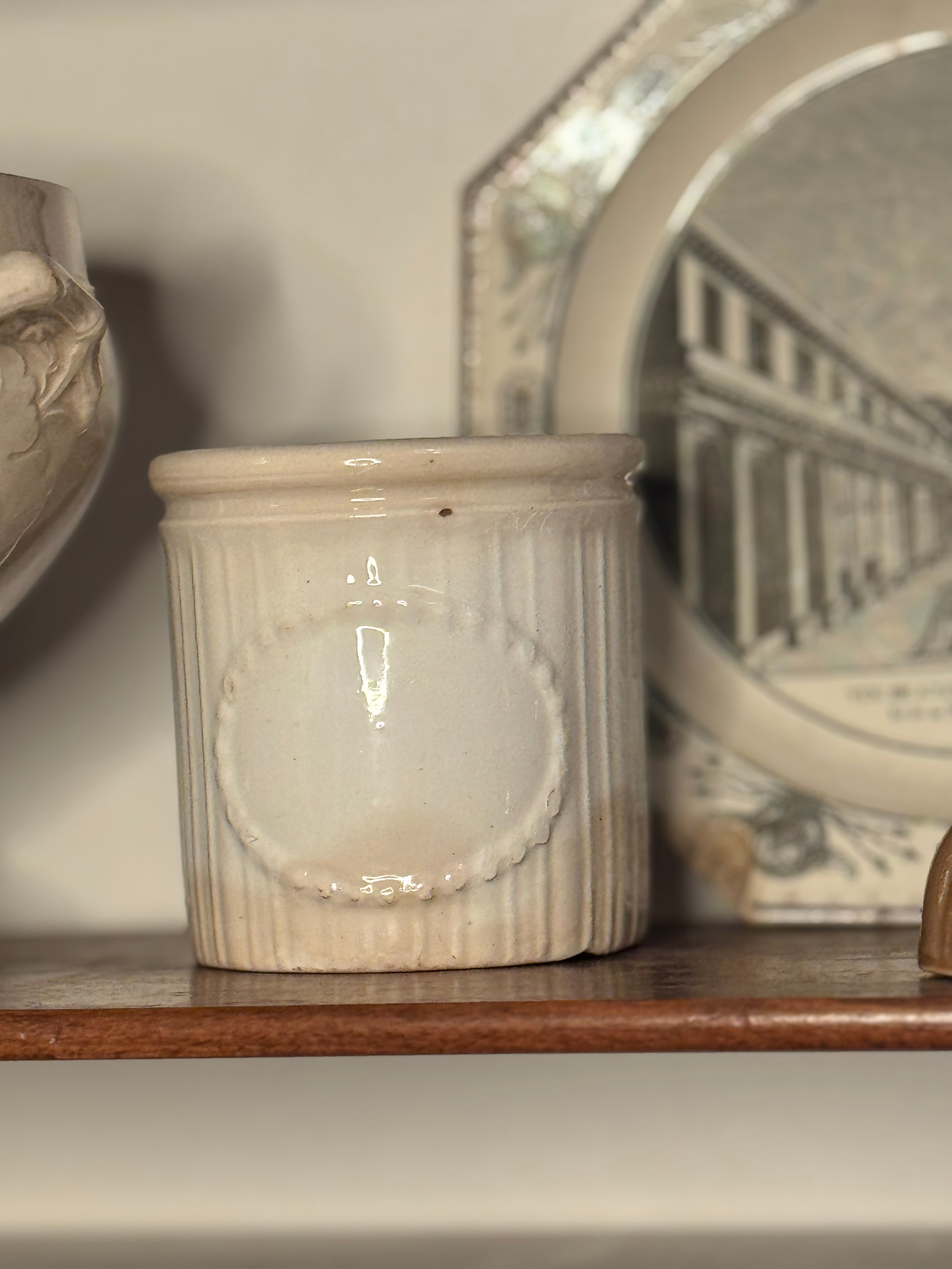 French Faïence Confiture Pot, Keller & Guérin, Lunéville, 19th Century