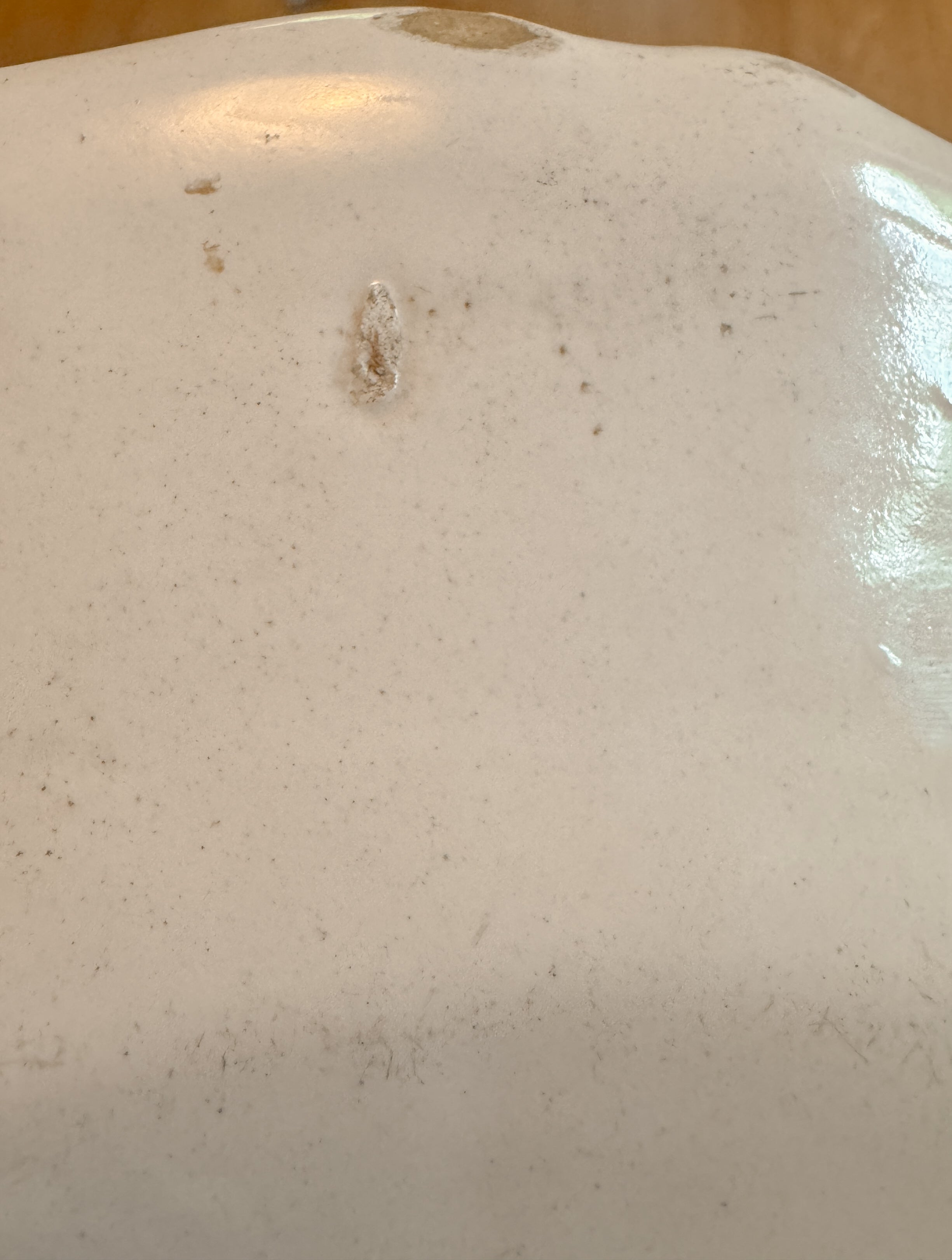 Antique French Tin-Glazed Faïence Platter, Blanc de Faïence
