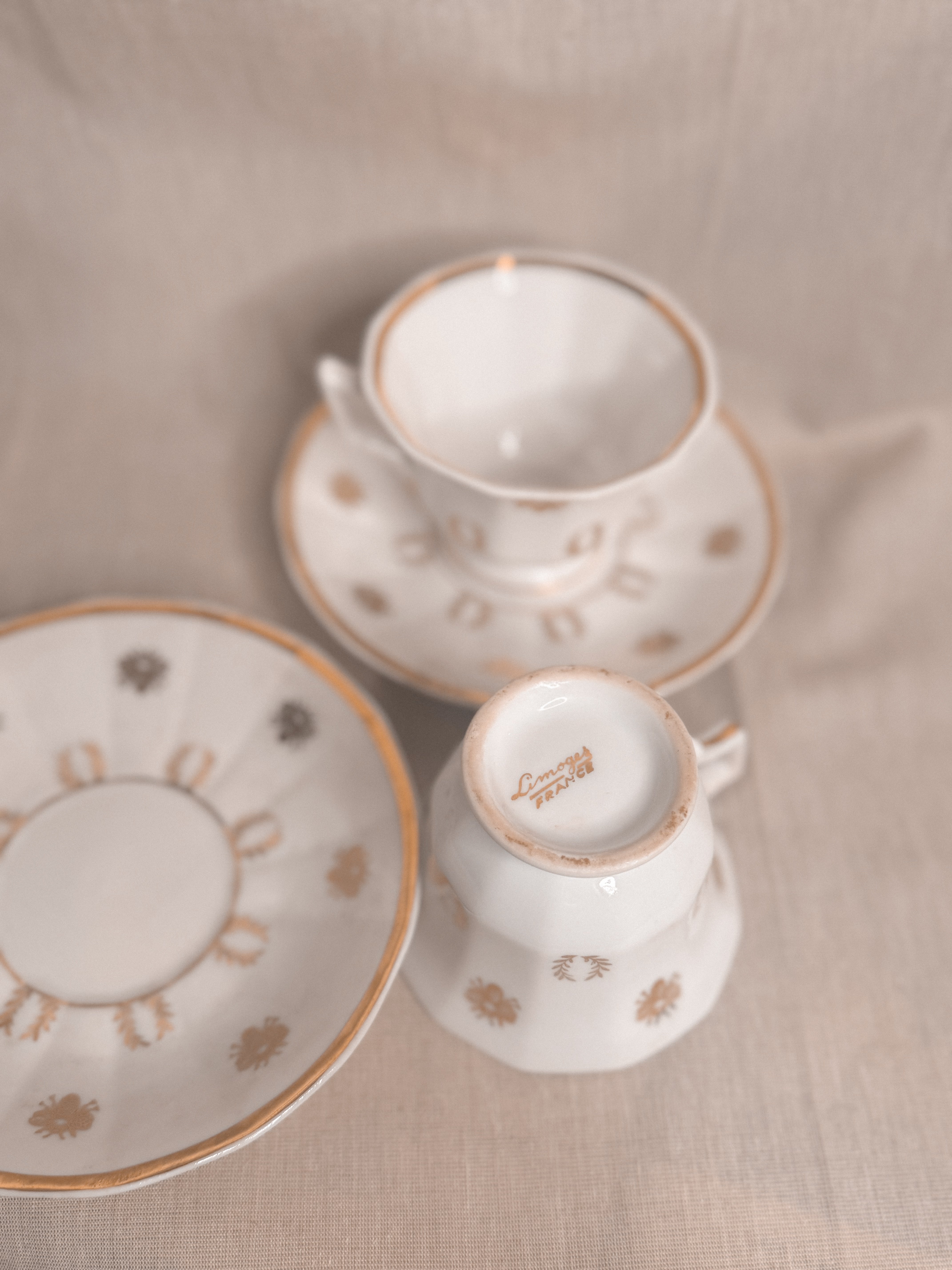 vintage Limoges tea set