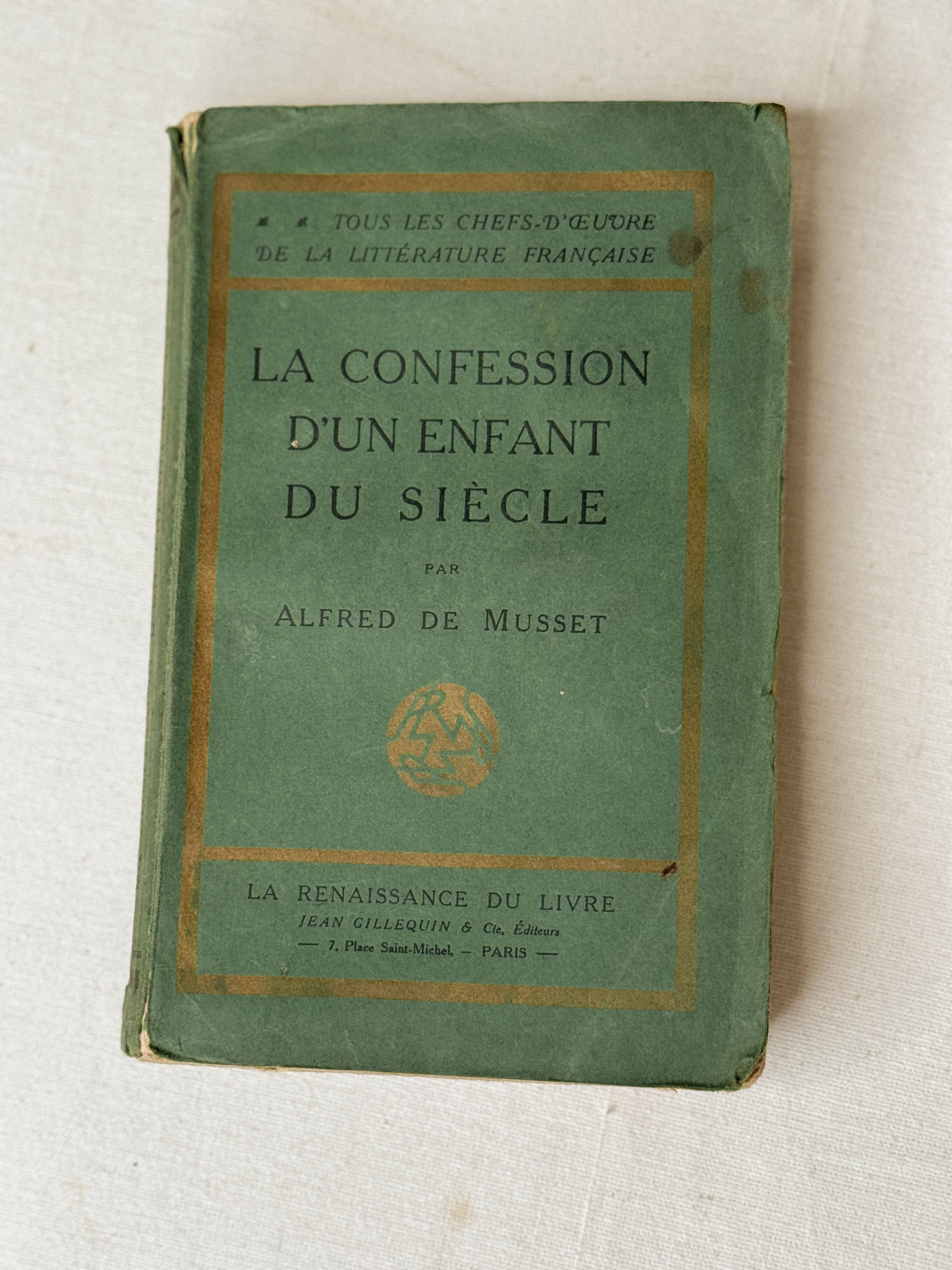 Set of 3 Vintage French Books