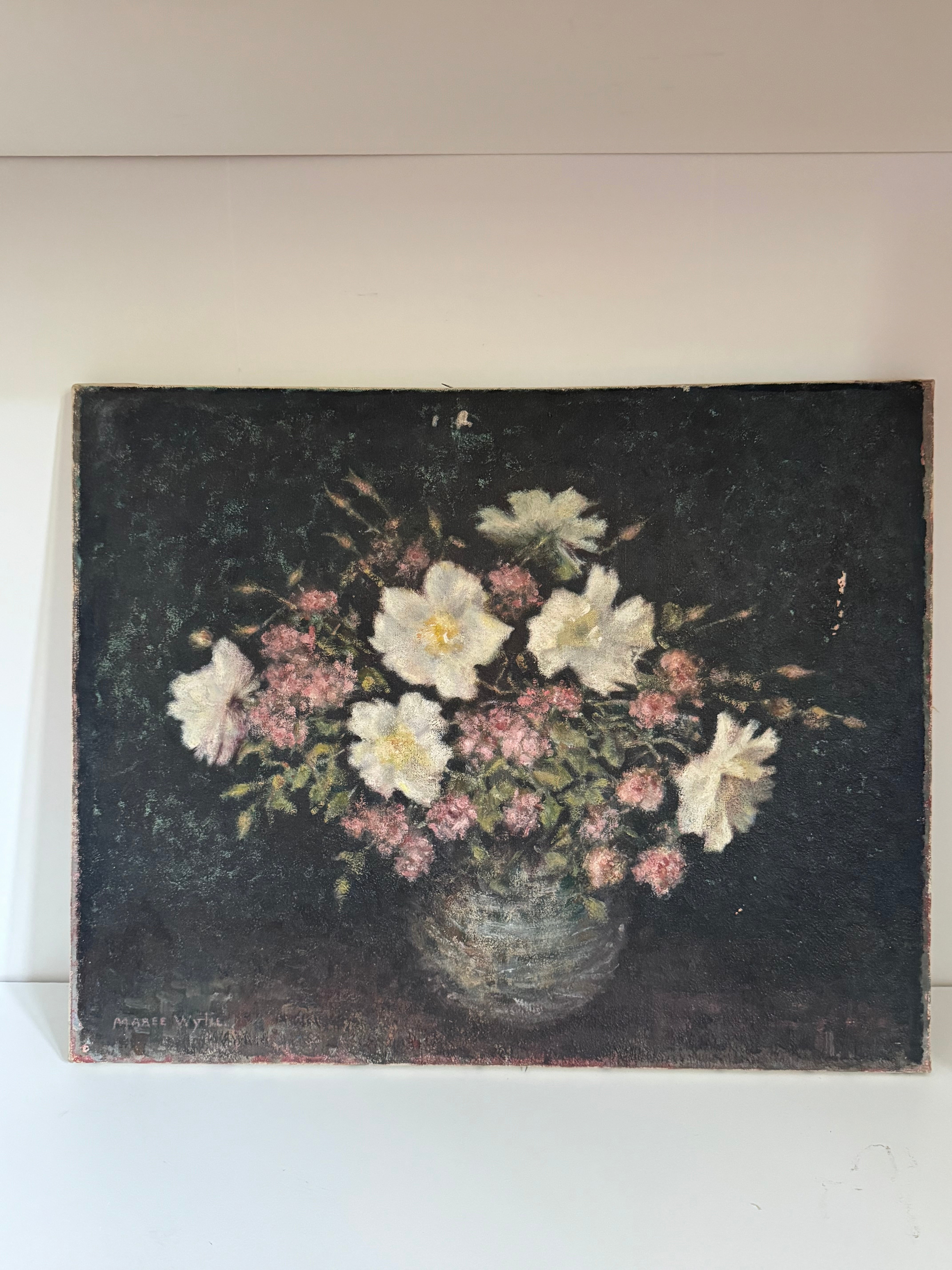 Floral Still Life, signed, c. 1930s–1950s
