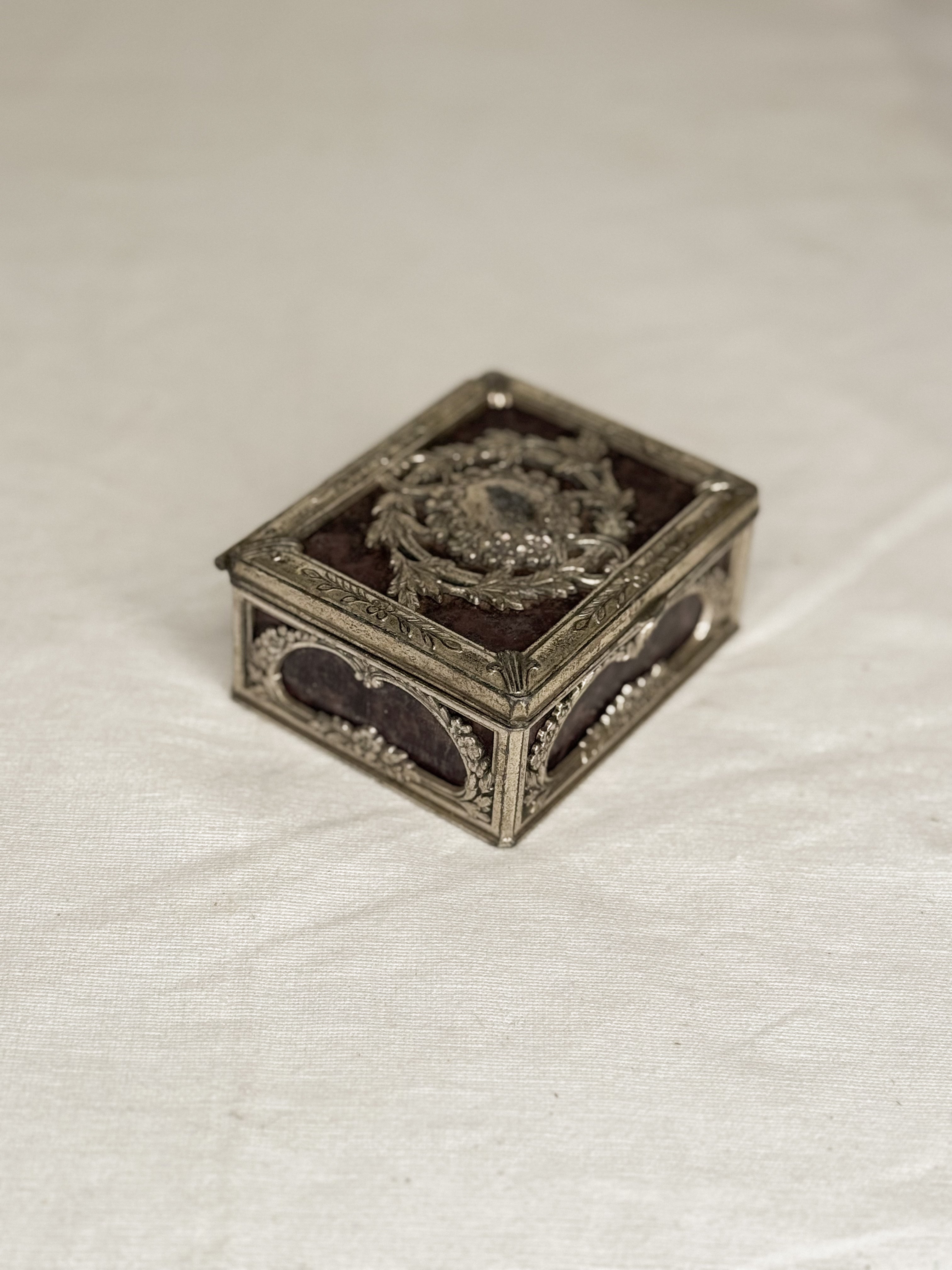 Faux Tortoiseshell Trinket Box