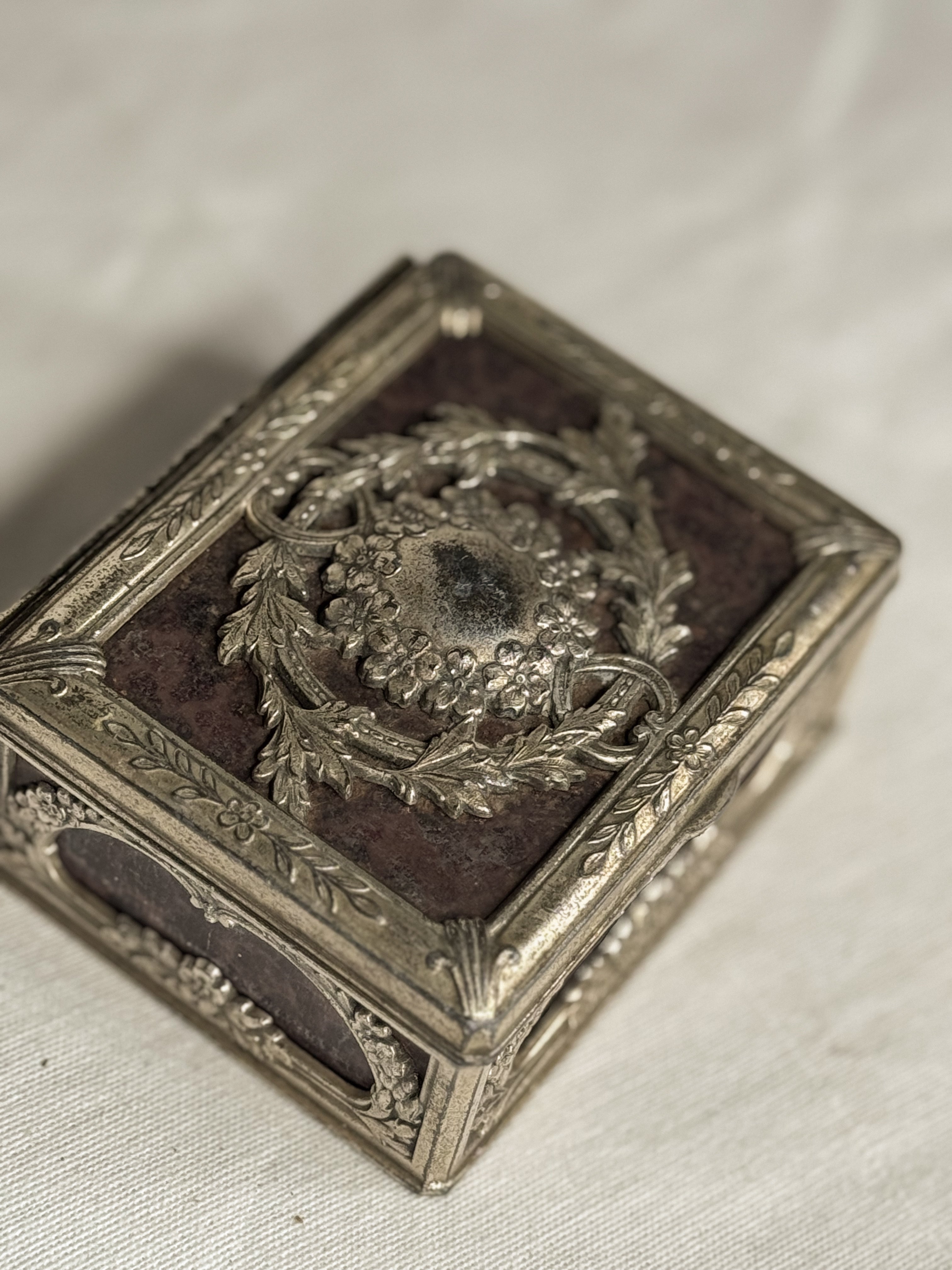 Faux Tortoiseshell Trinket Box
