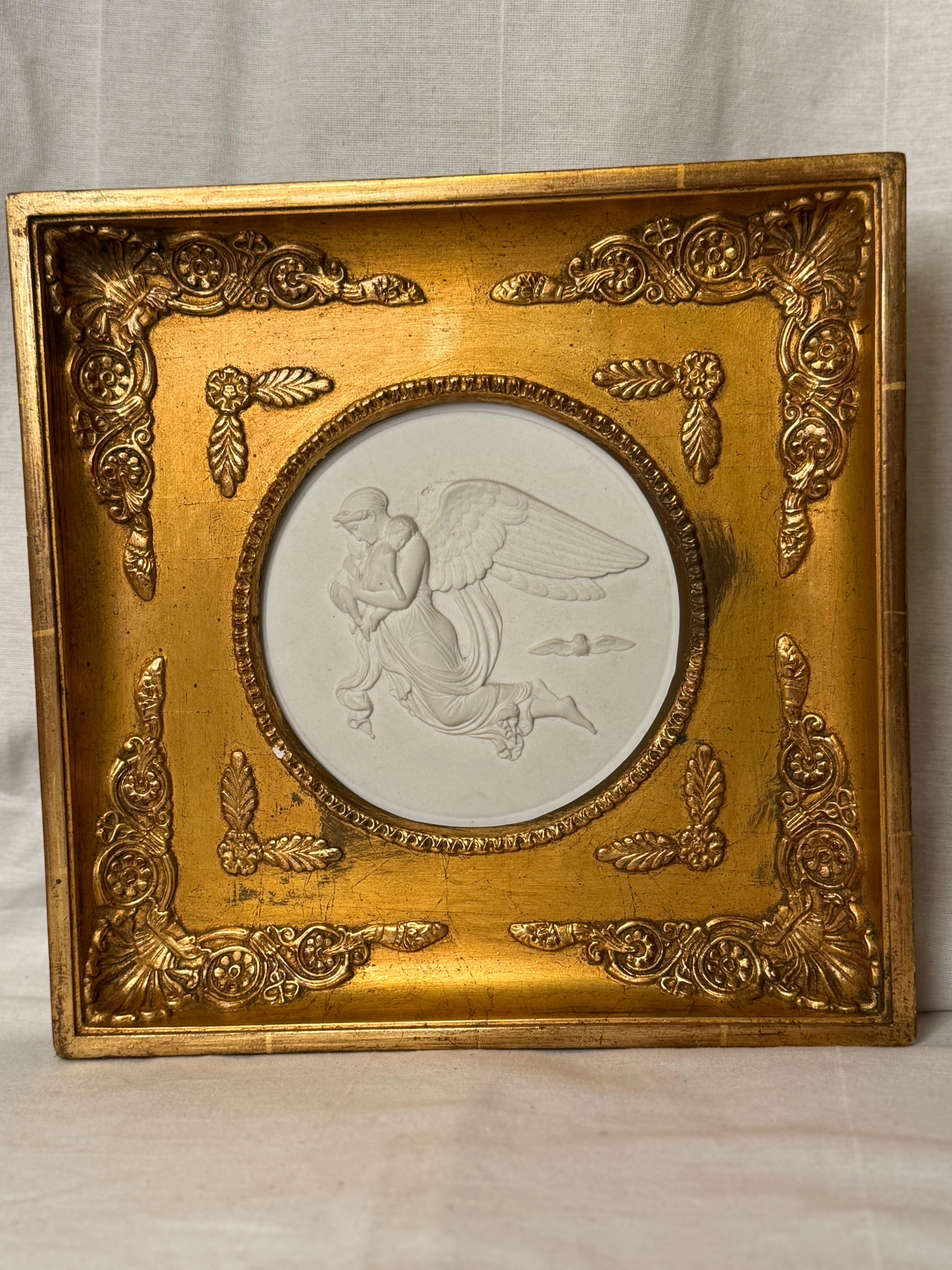 Bas Relief in Antique Gilt Frame