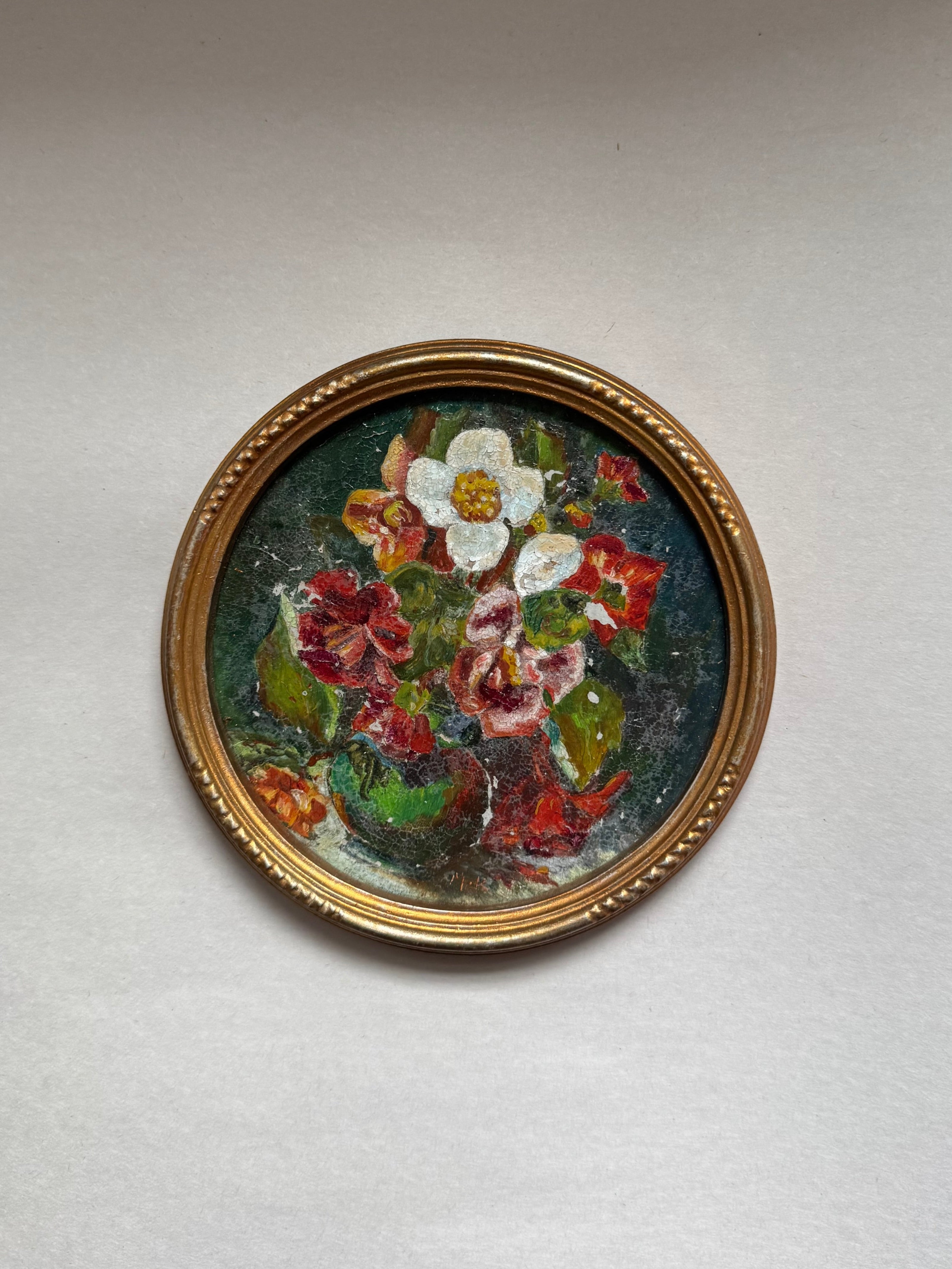 French Still Life mini framed painting