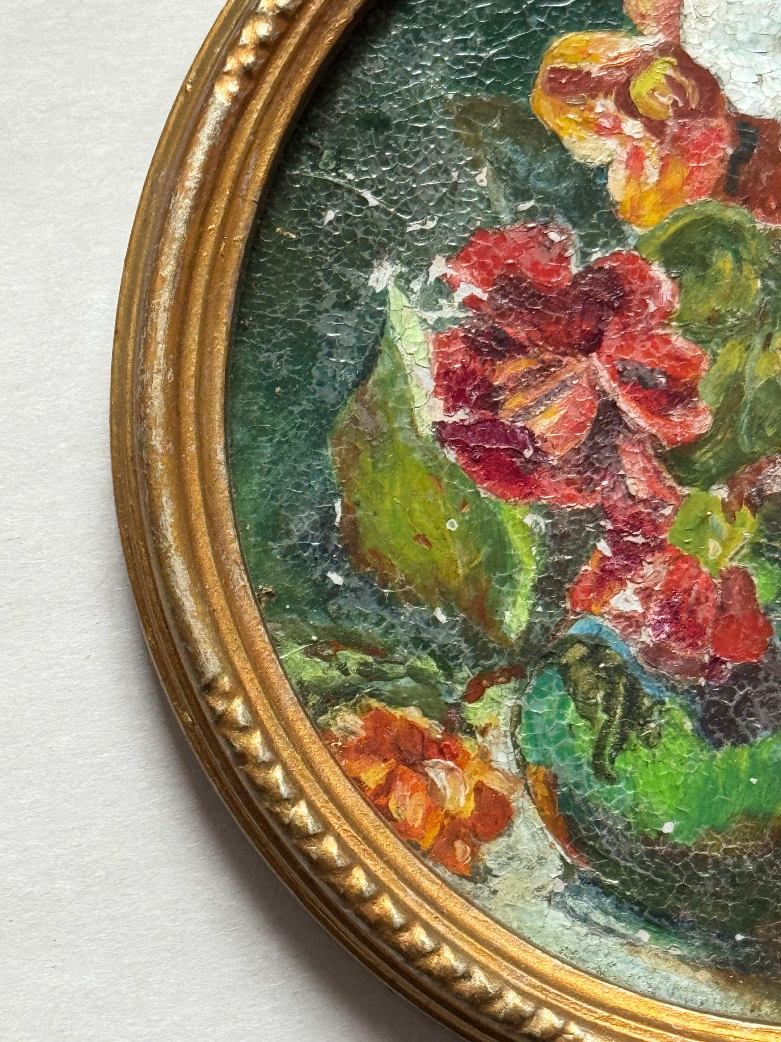 French Still Life mini framed painting