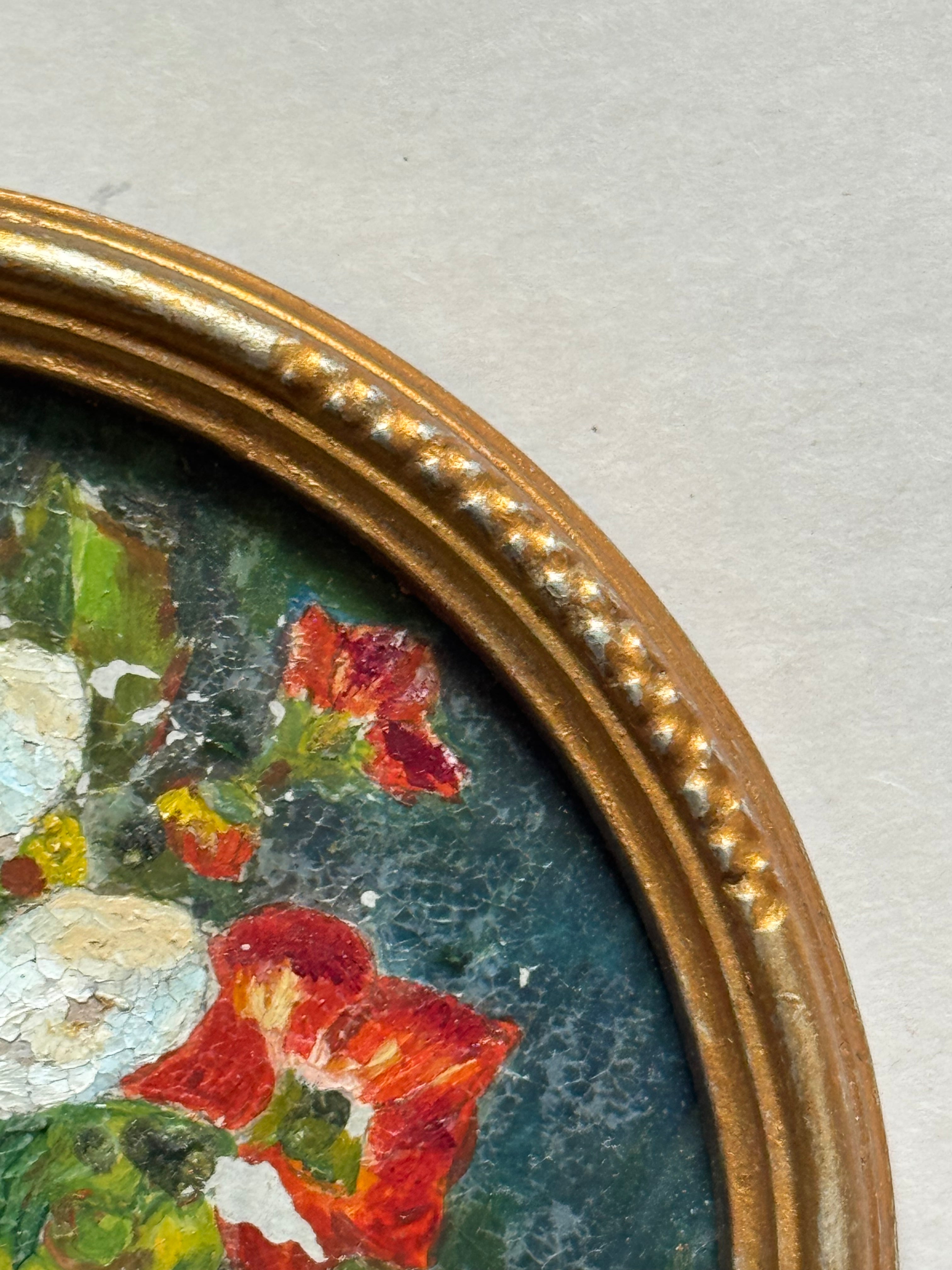 French Still Life mini framed painting