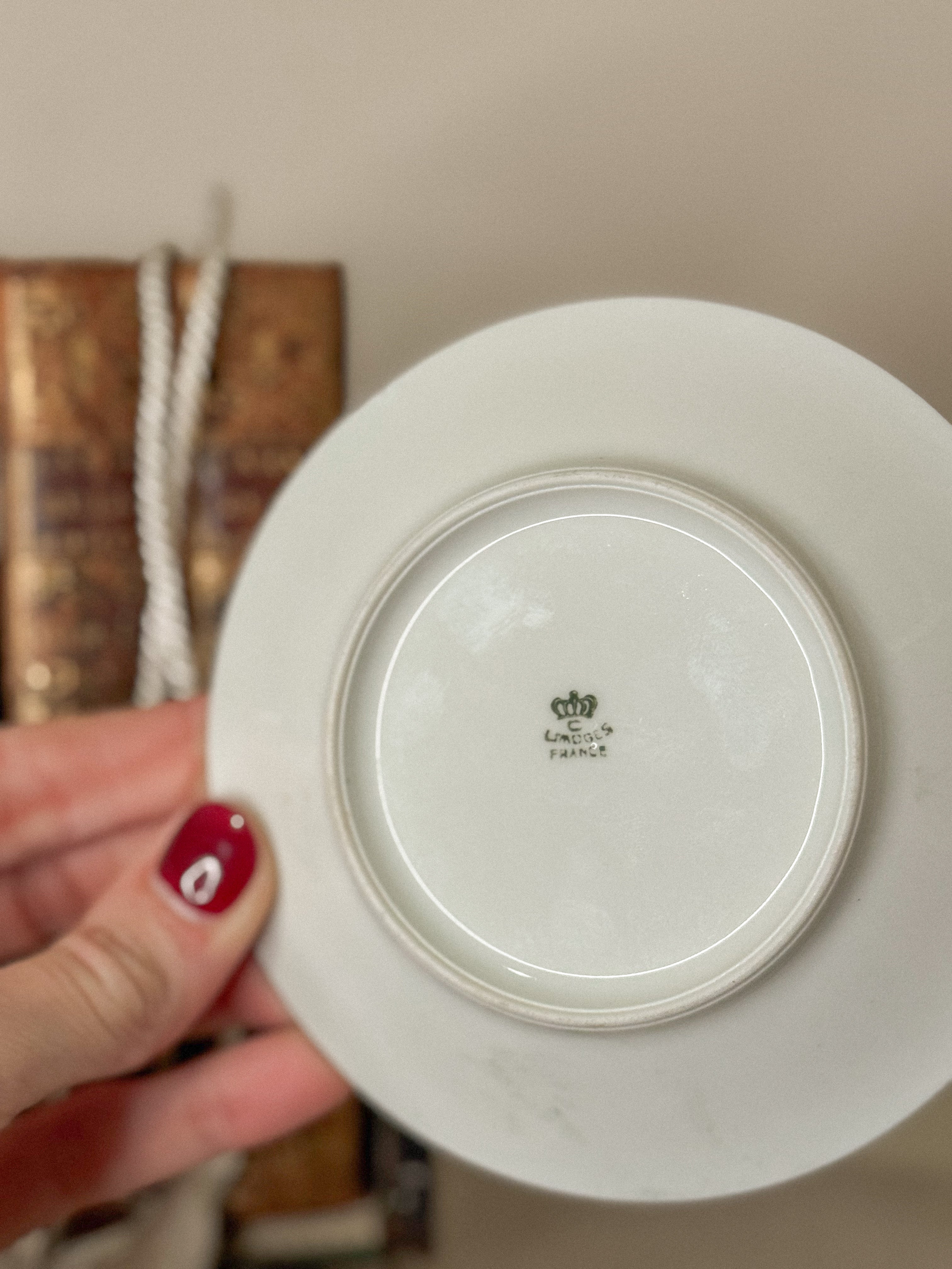 Vintage Limoges cup and saucer