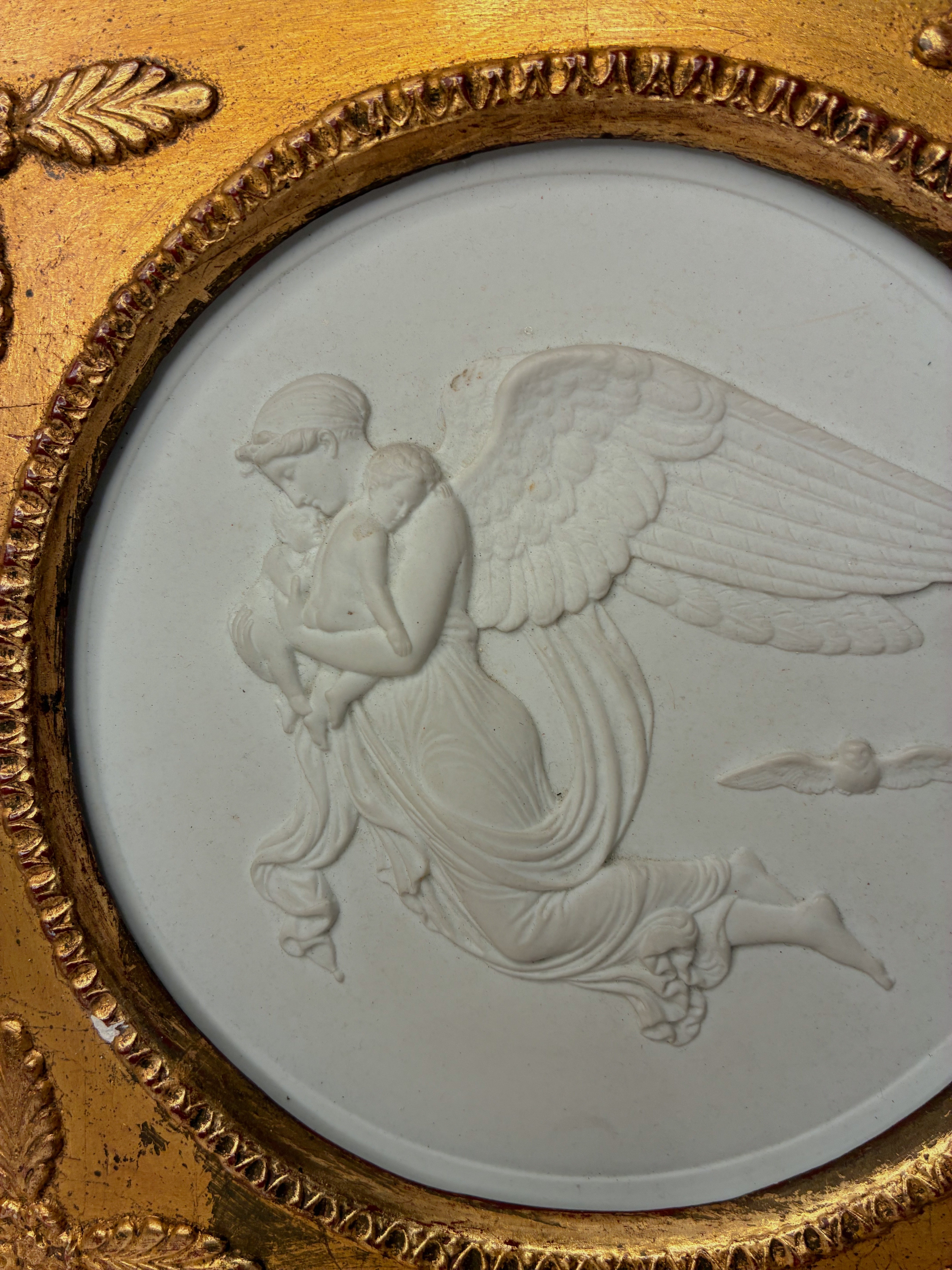 Bas Relief in Antique Gilt Frame