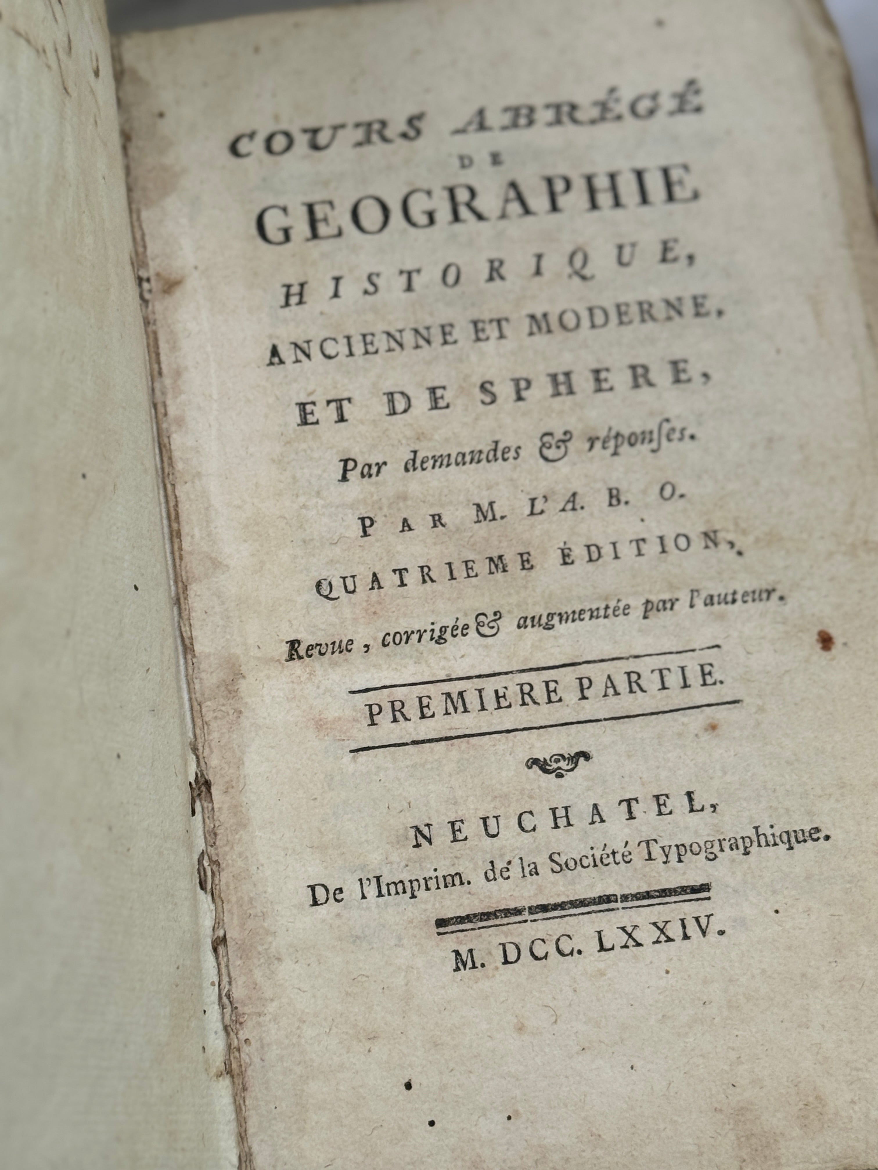 Pair of 18th-Century French Books, 1766 & 1774