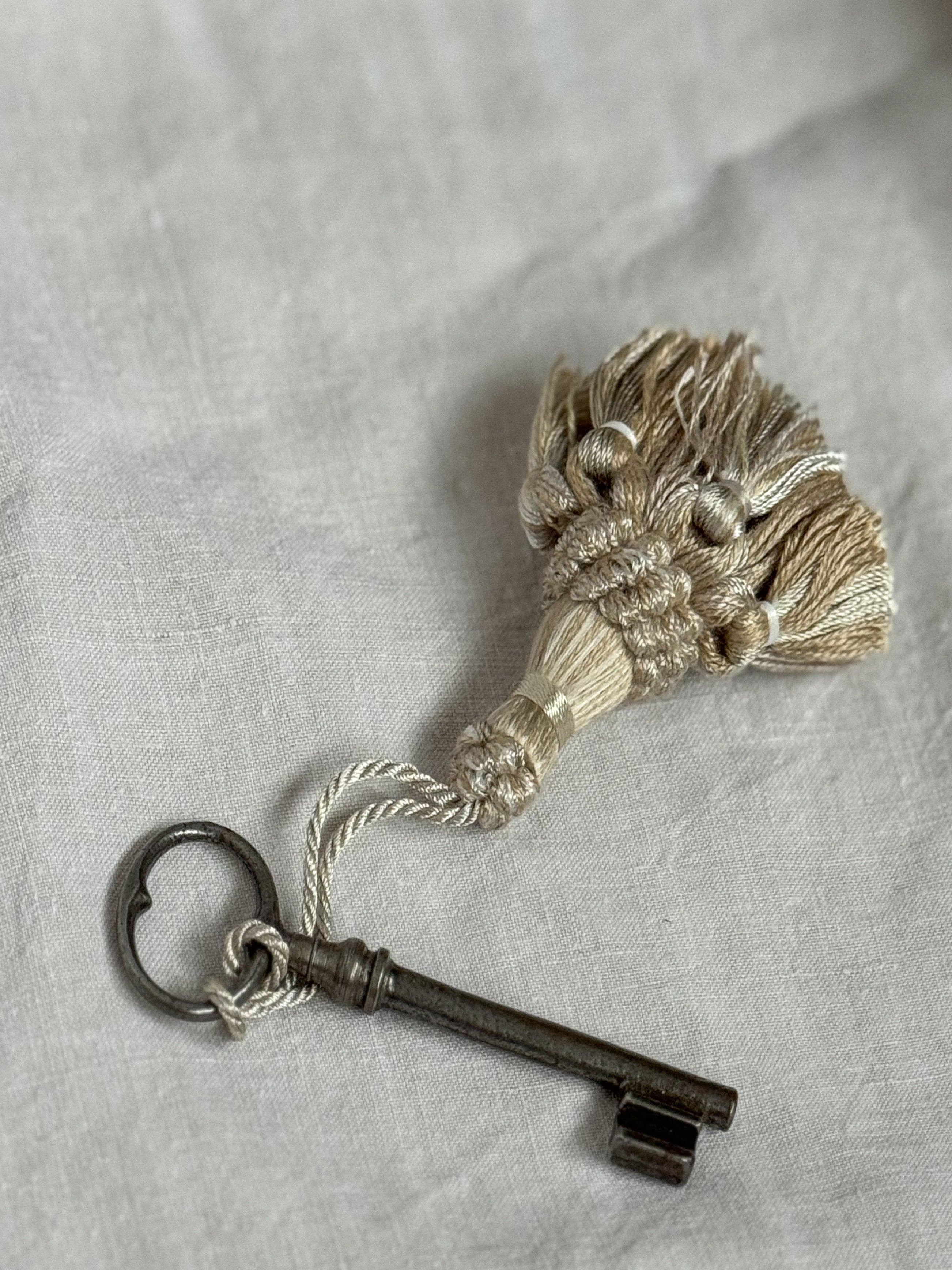 Antique Key with Tassel C