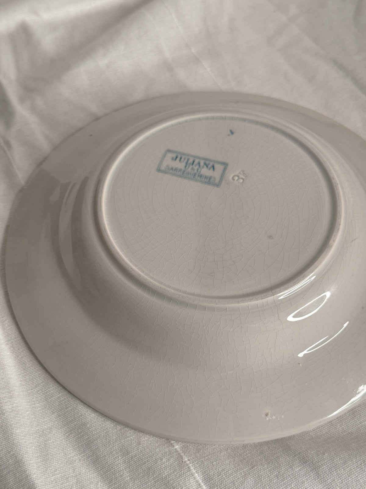 The Juliana, Sarreguemines — Soup Plate