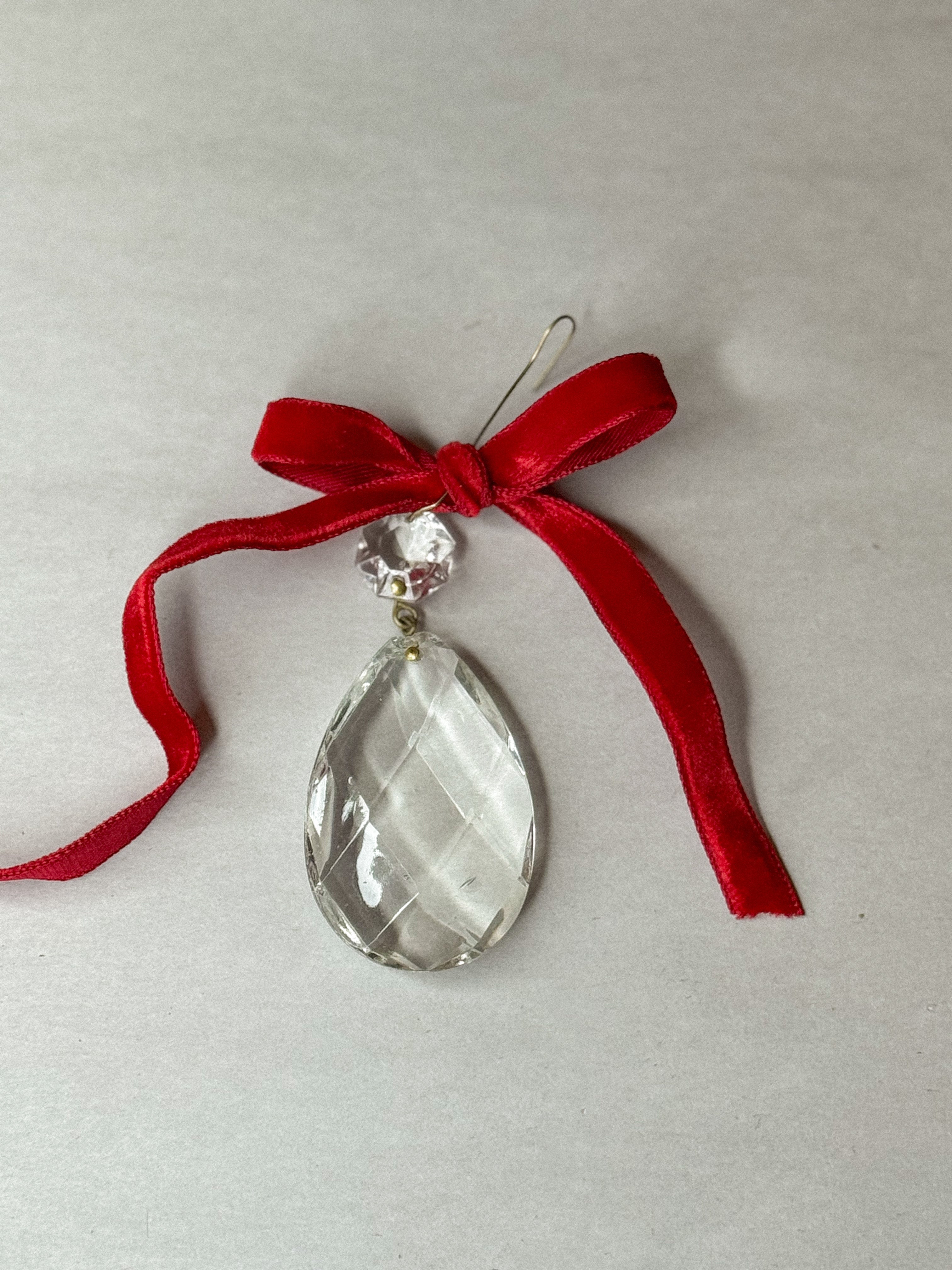 Antique French Crystal Chandelier Pendant – Large