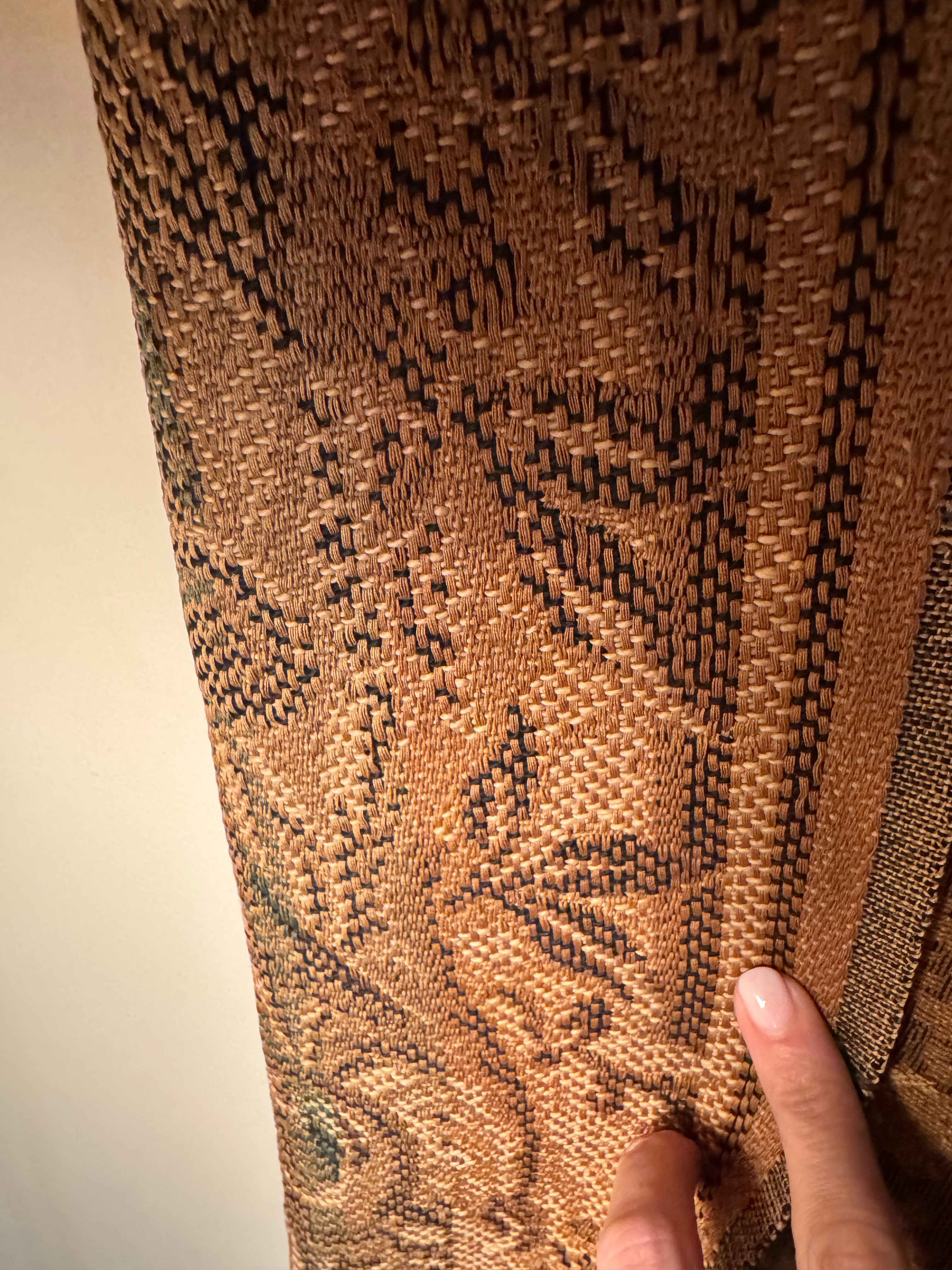 French Jacquard Verdure Tapestry