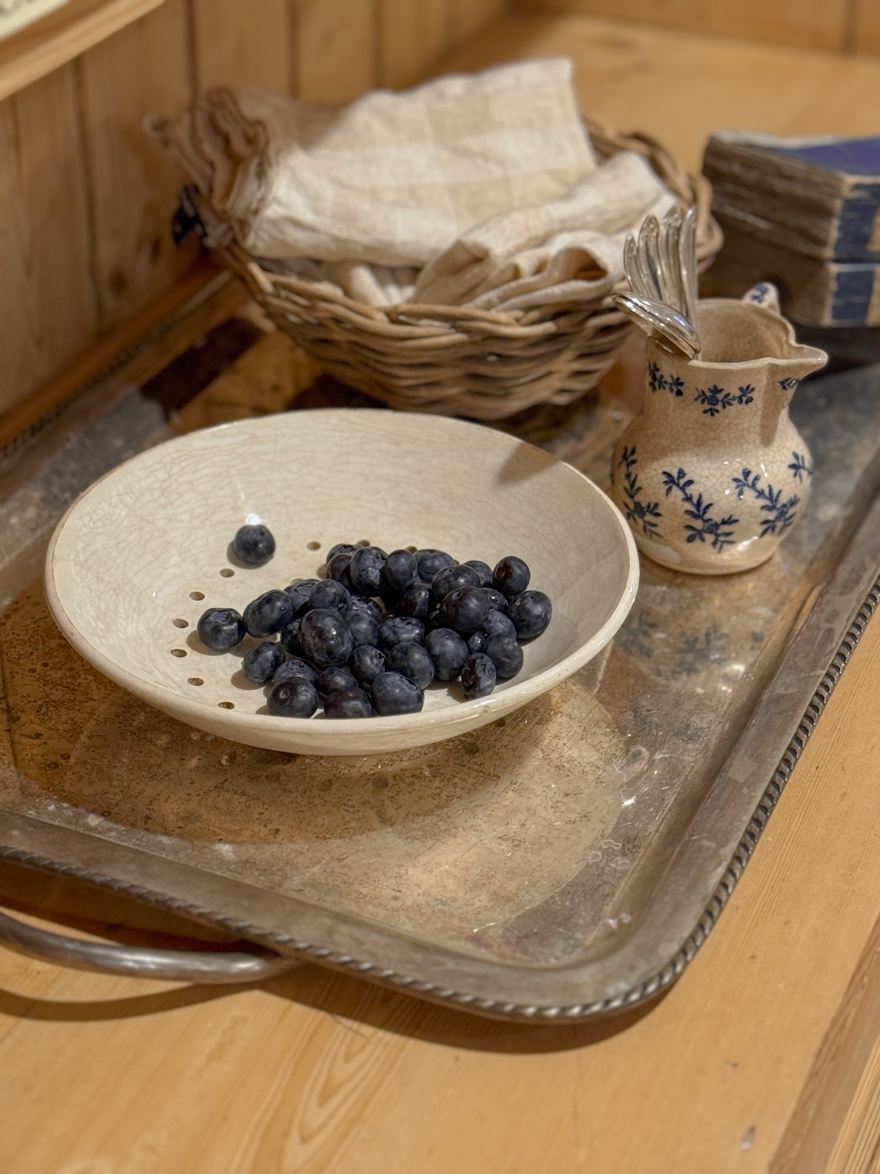 Antique French Berry Bowl