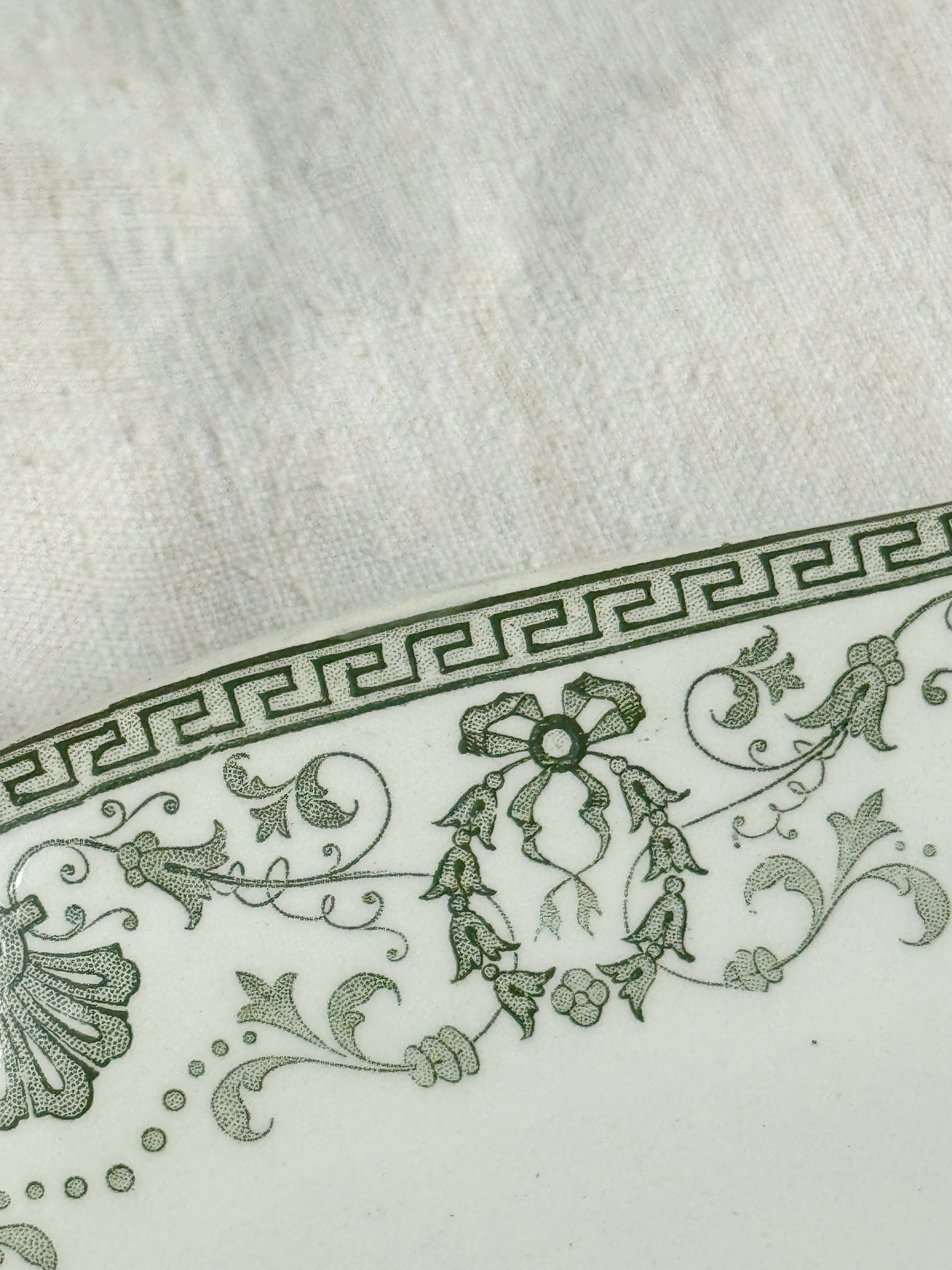 French Transferware Ravier, Rivoli Pattern, Saint-Amand & Hamage